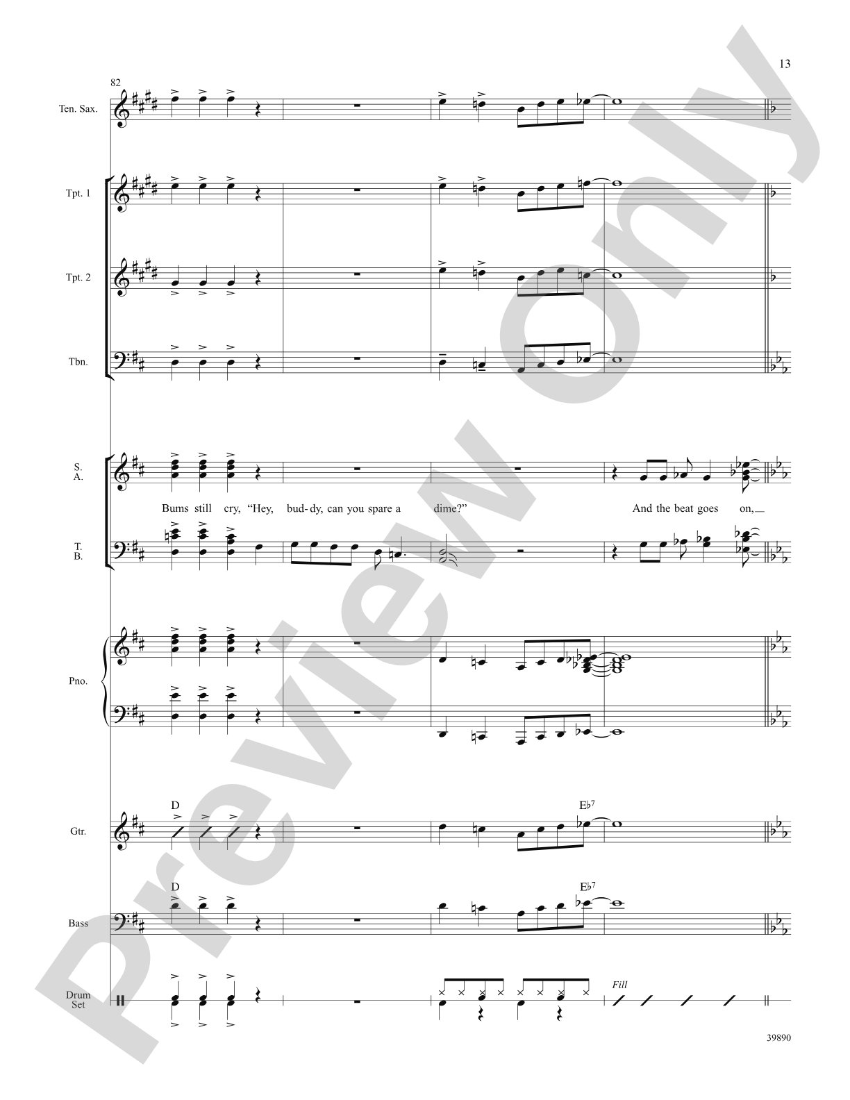 The Beat Goes On: Score: Choral SoundPax