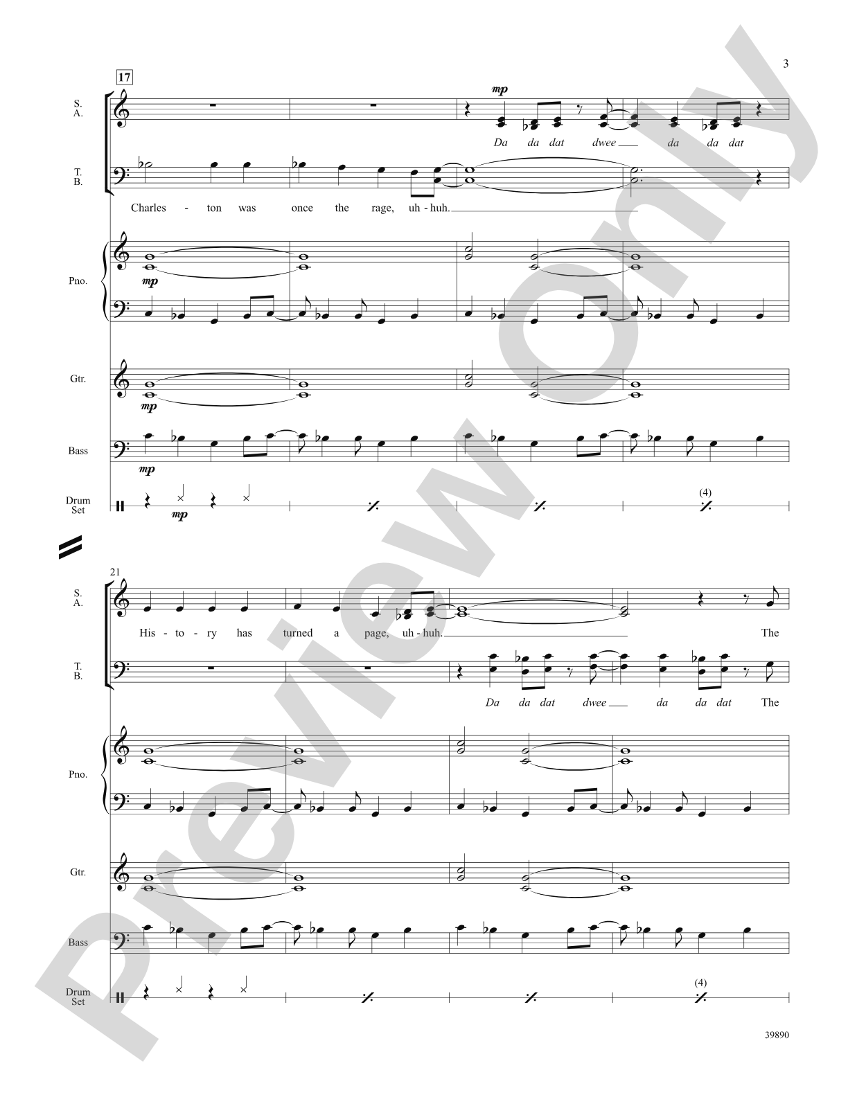 The Beat Goes On: Score: Choral SoundPax