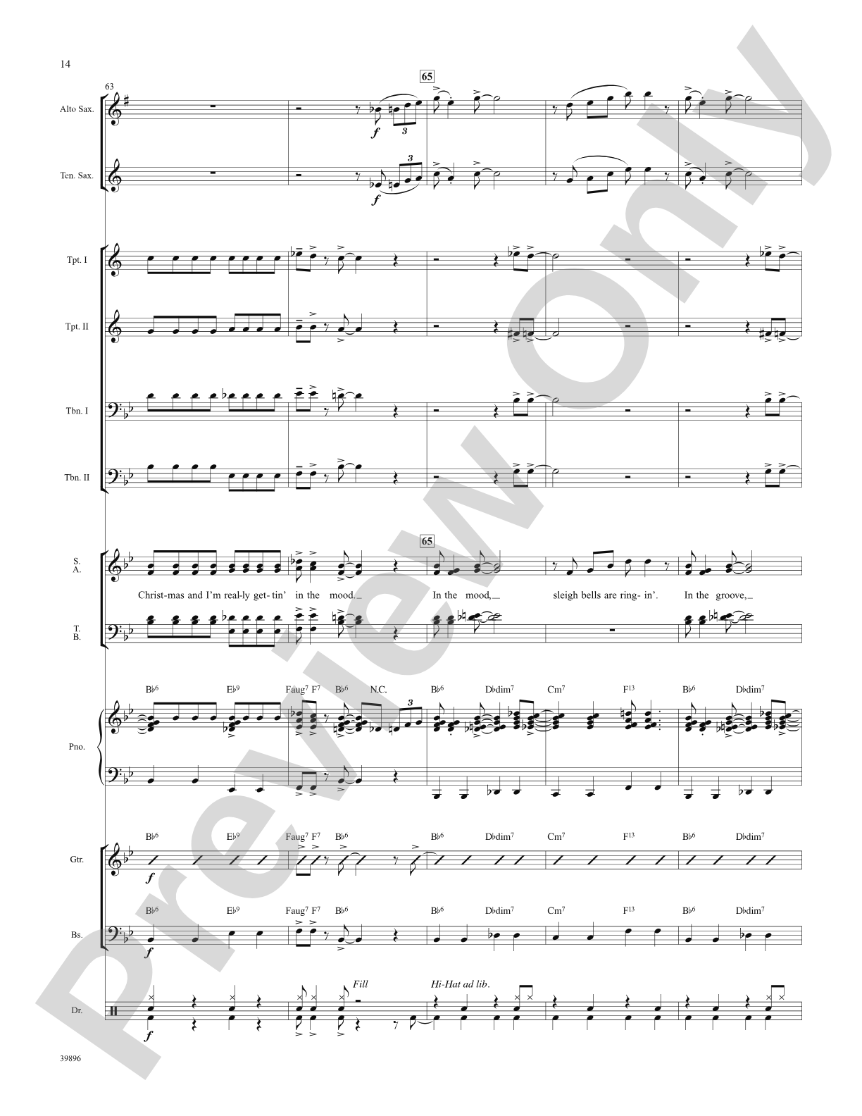 Gettin' in the Mood (for Christmas): Choral SoundPax