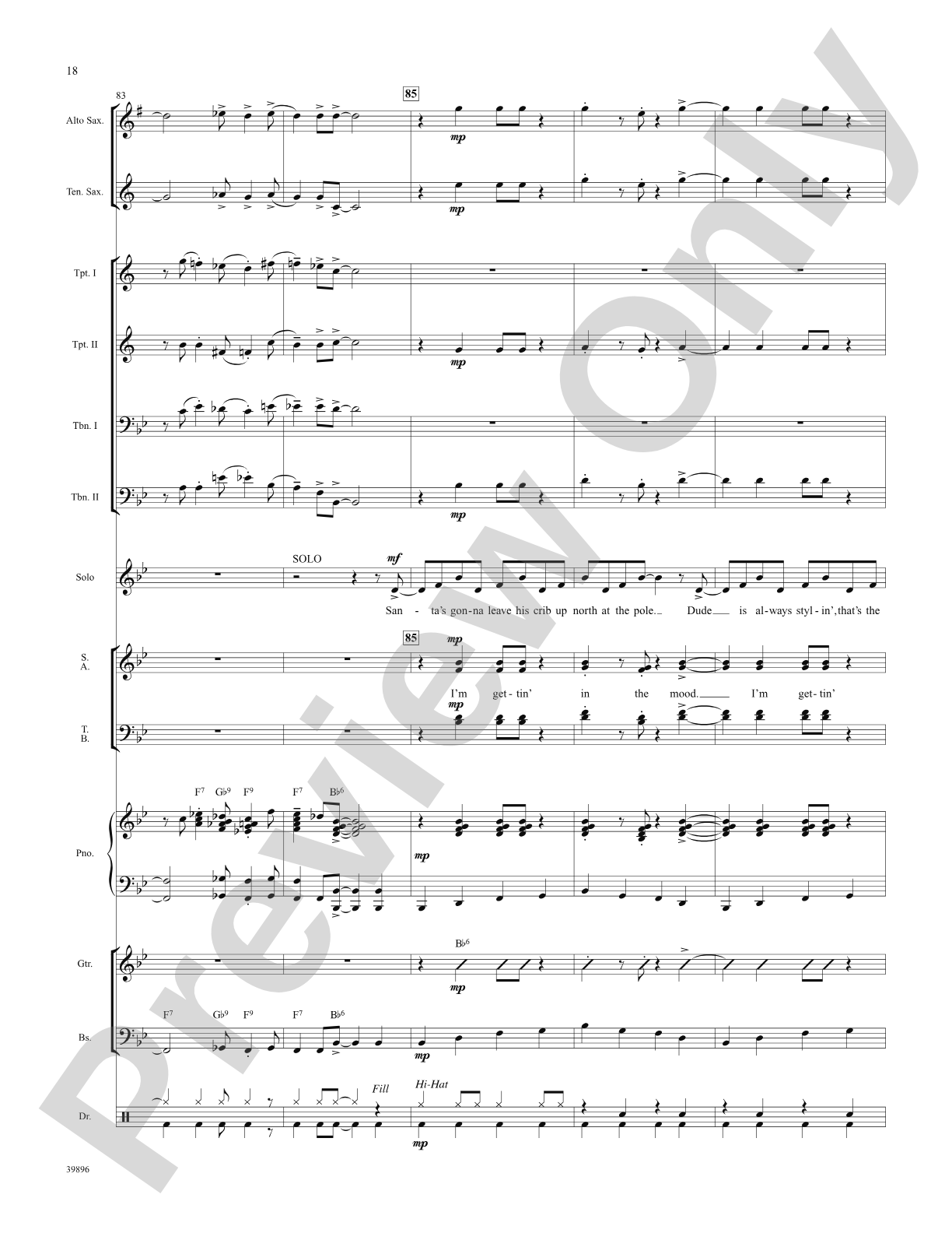 Gettin' in the Mood (for Christmas): Choral SoundPax