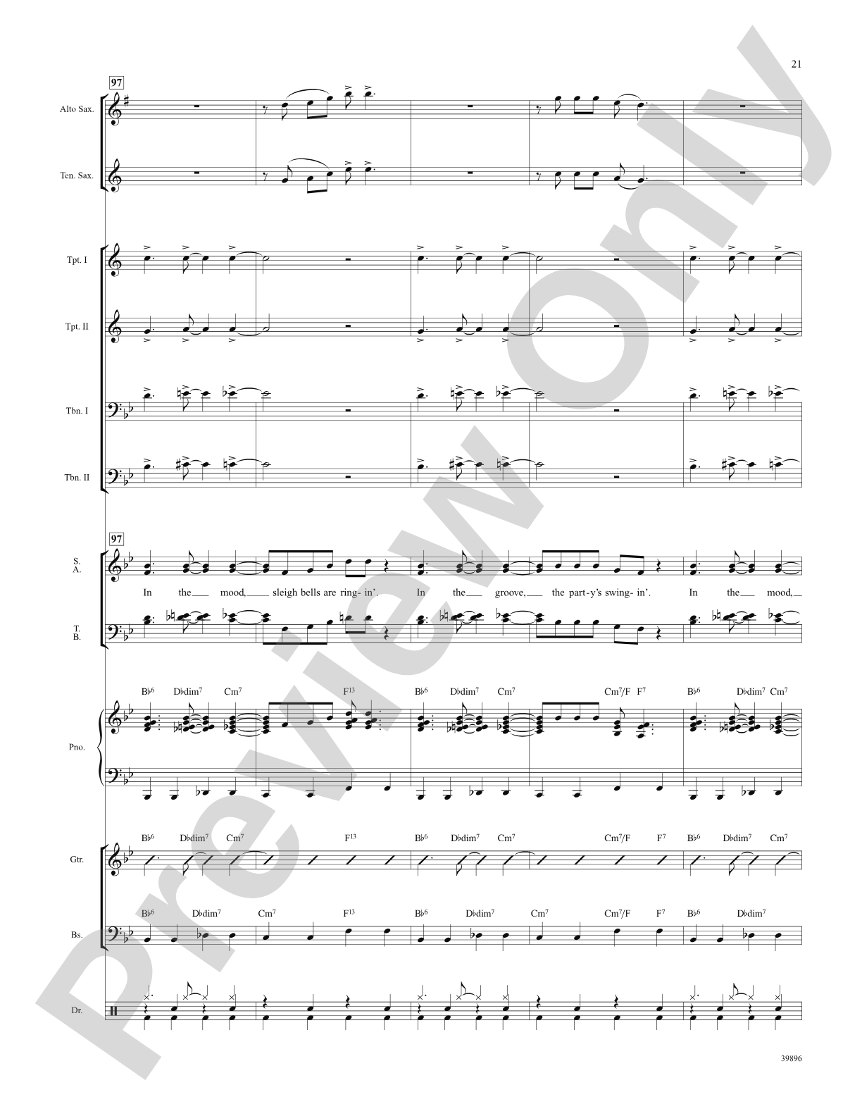 Gettin' in the Mood (for Christmas): Choral SoundPax