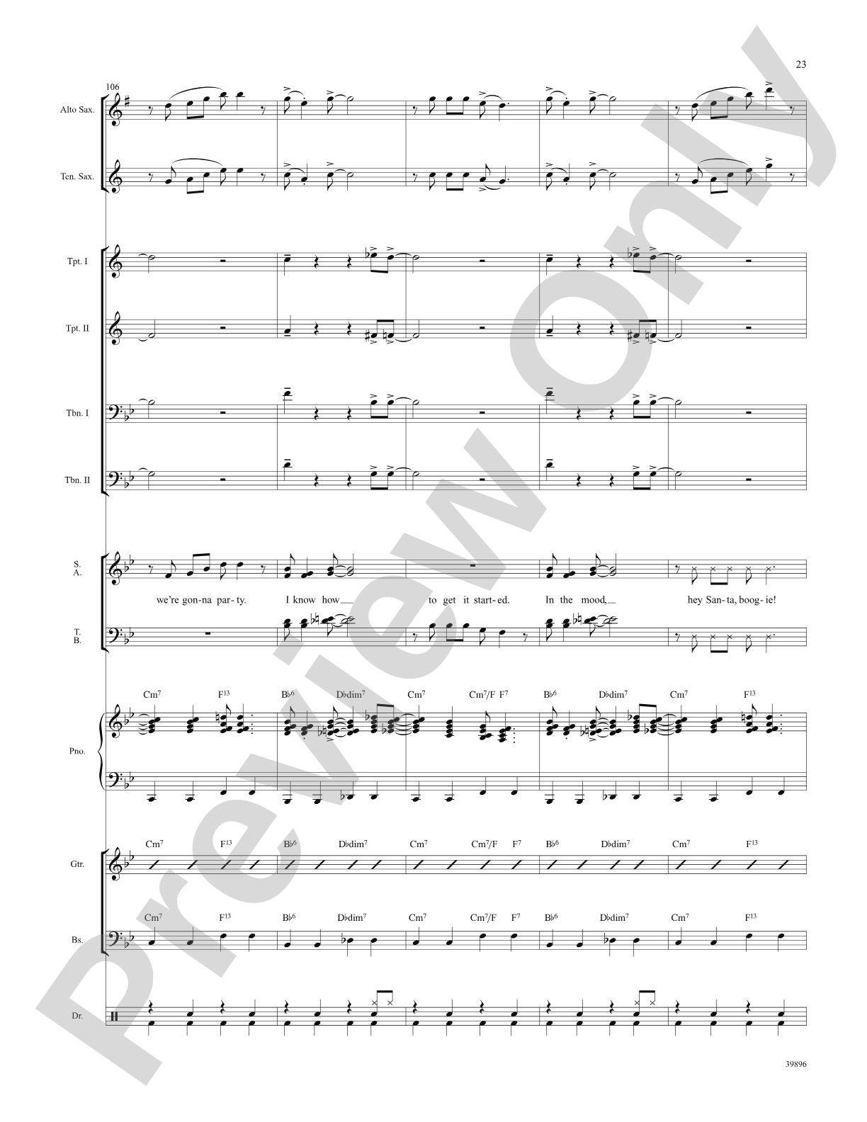 Gettin' in the Mood (for Christmas): Choral SoundPax