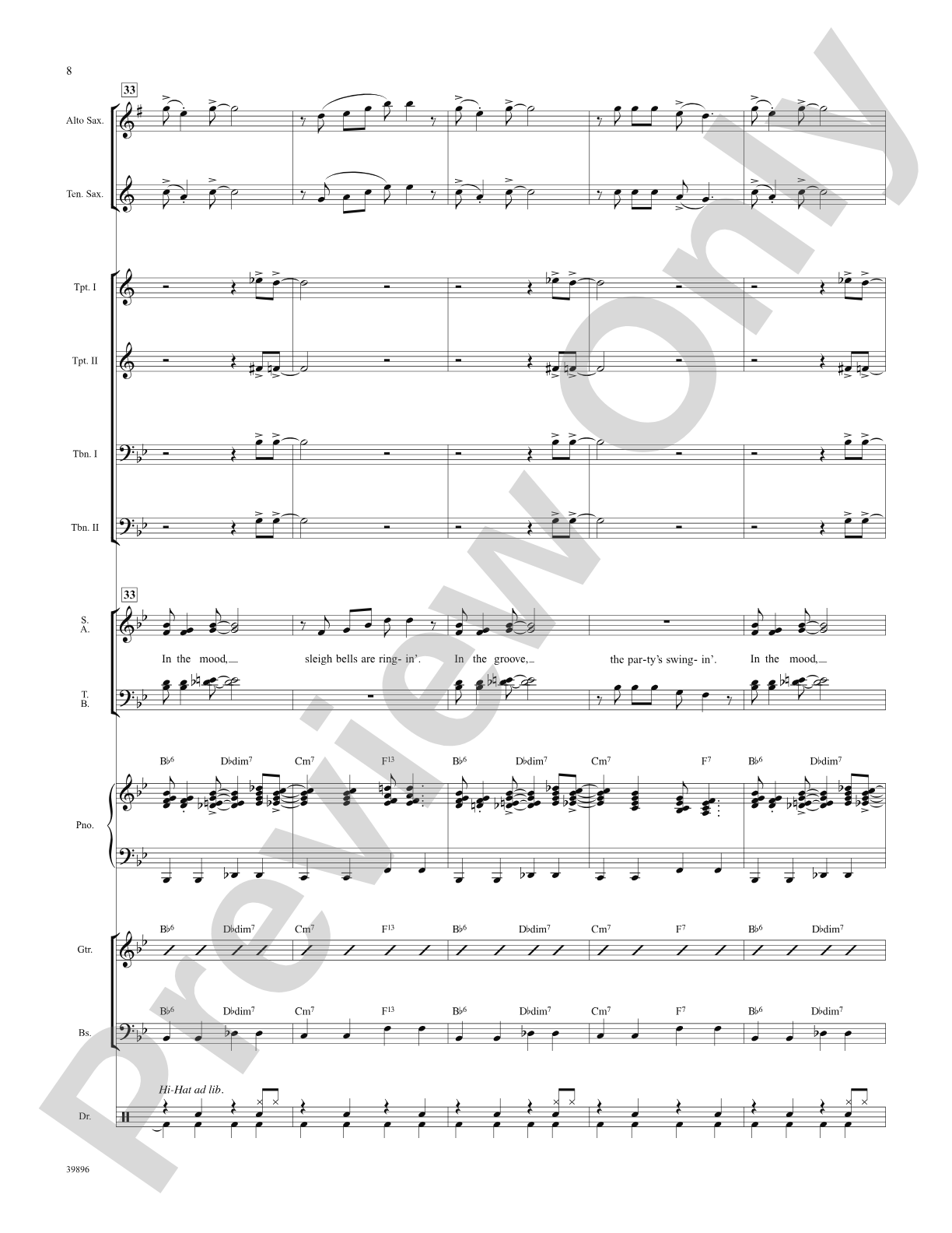 Gettin' in the Mood (for Christmas): Choral SoundPax