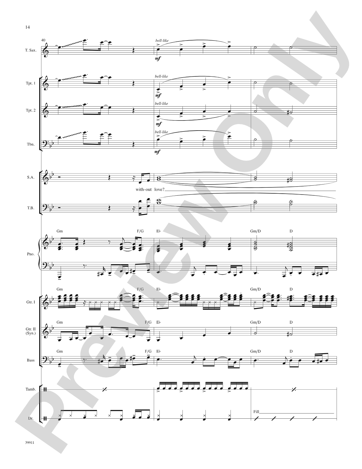 Long Train Runnin': Score: Choral SoundPax