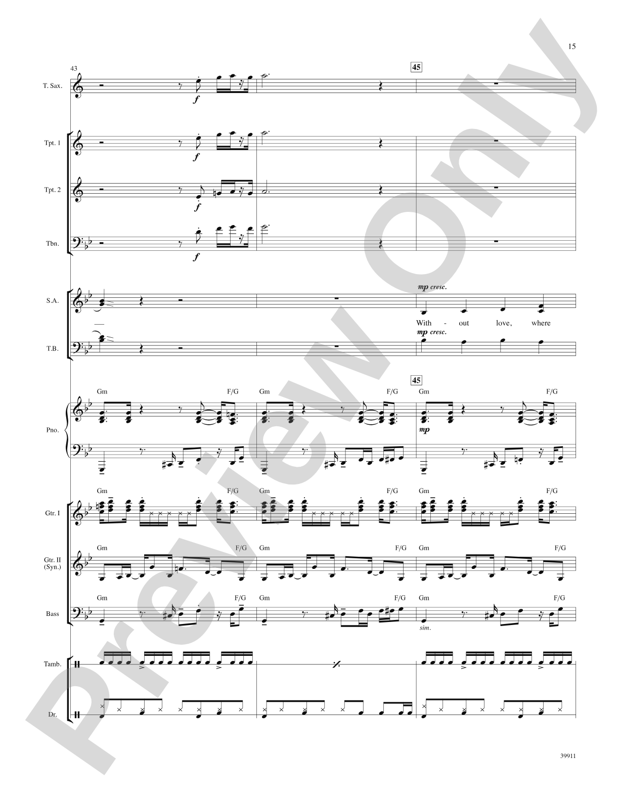 Long Train Runnin': Score: Choral SoundPax