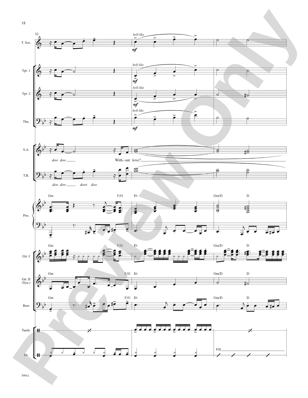 Long Train Runnin': Score: Choral SoundPax