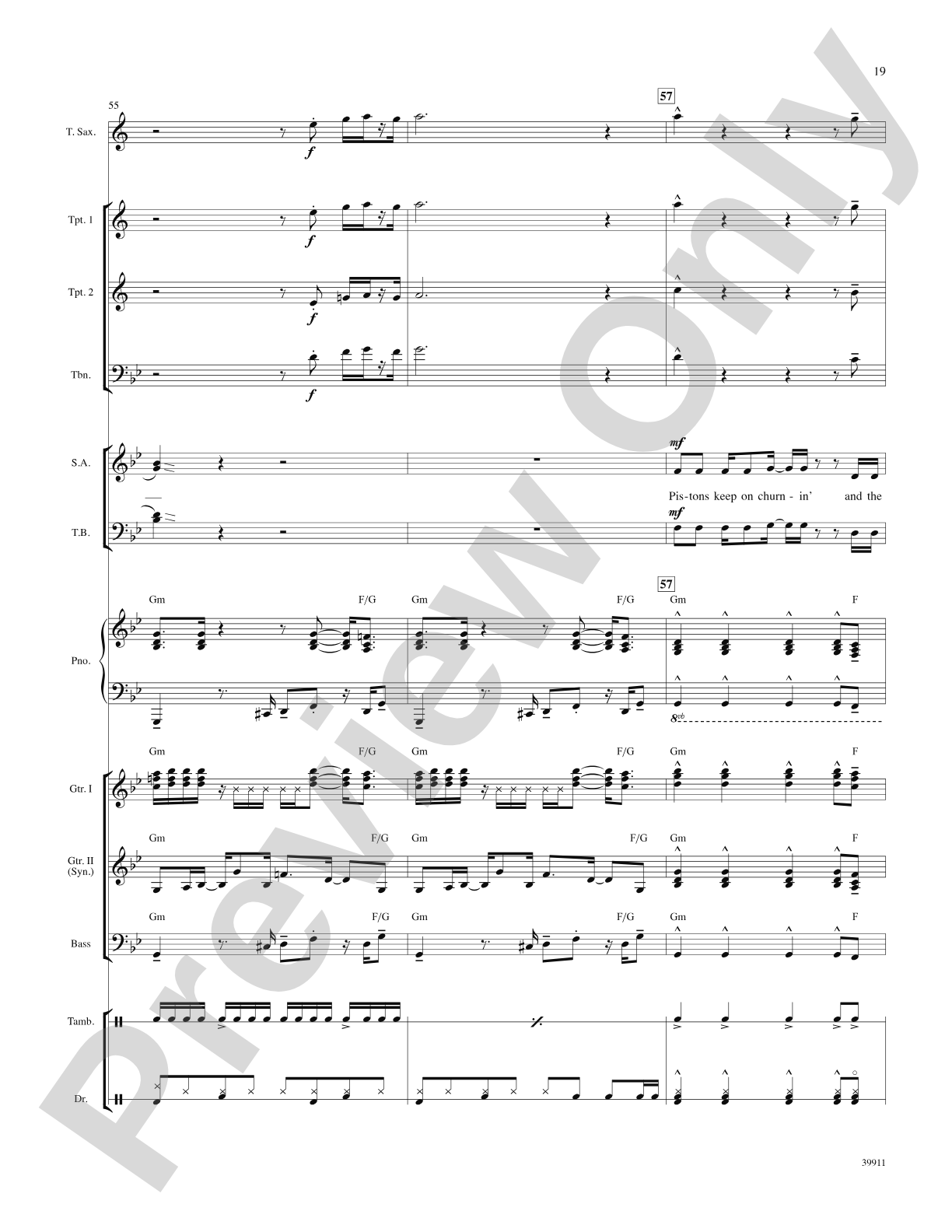 Long Train Runnin': Score: Choral SoundPax