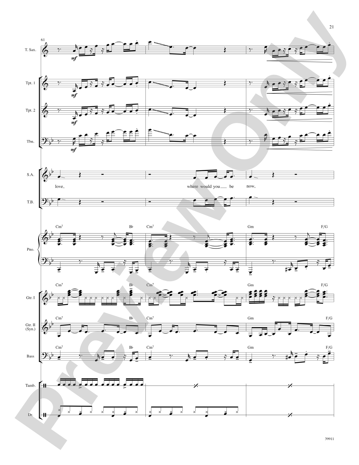 Long Train Runnin': Score: Choral SoundPax