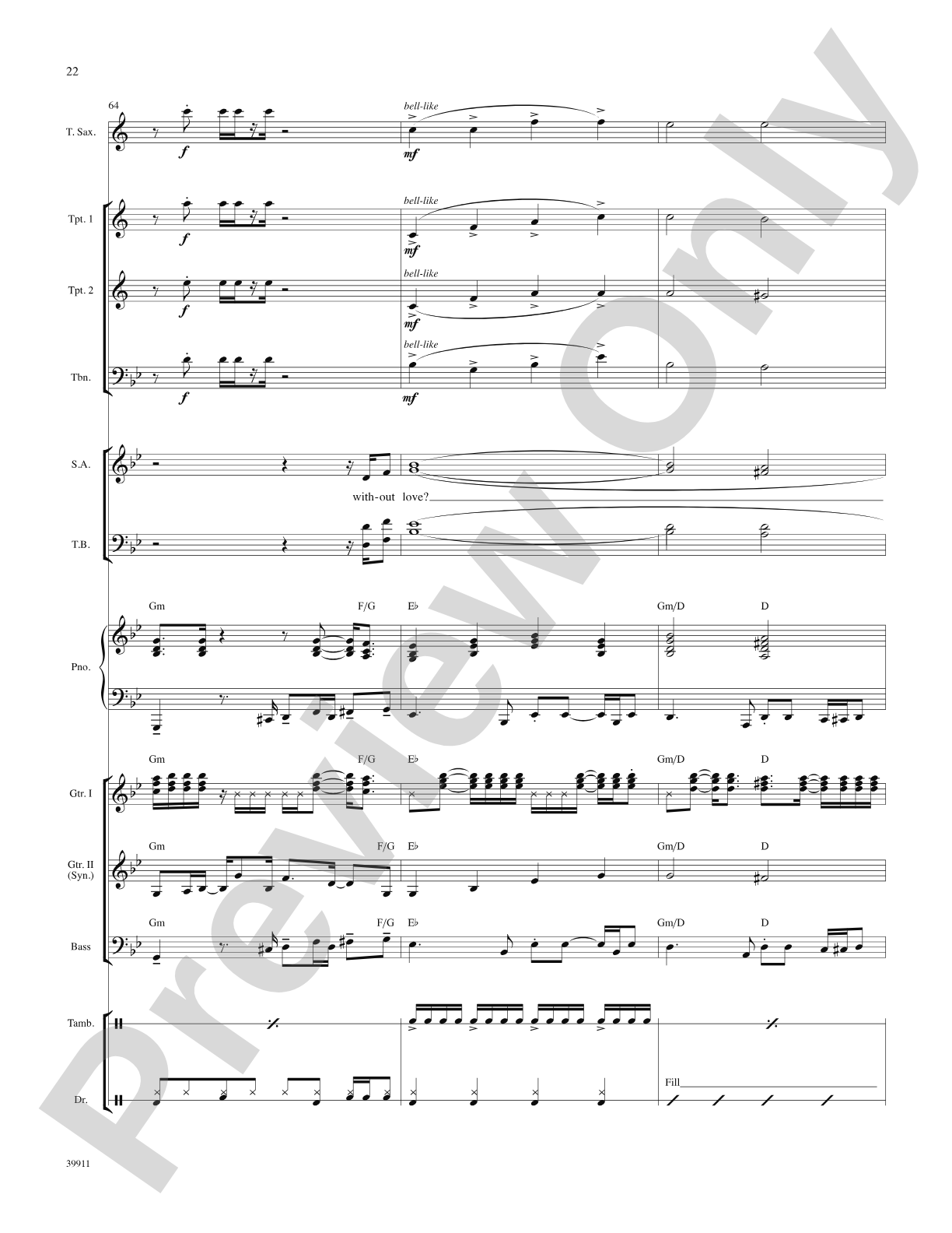 Long Train Runnin': Score: Choral SoundPax