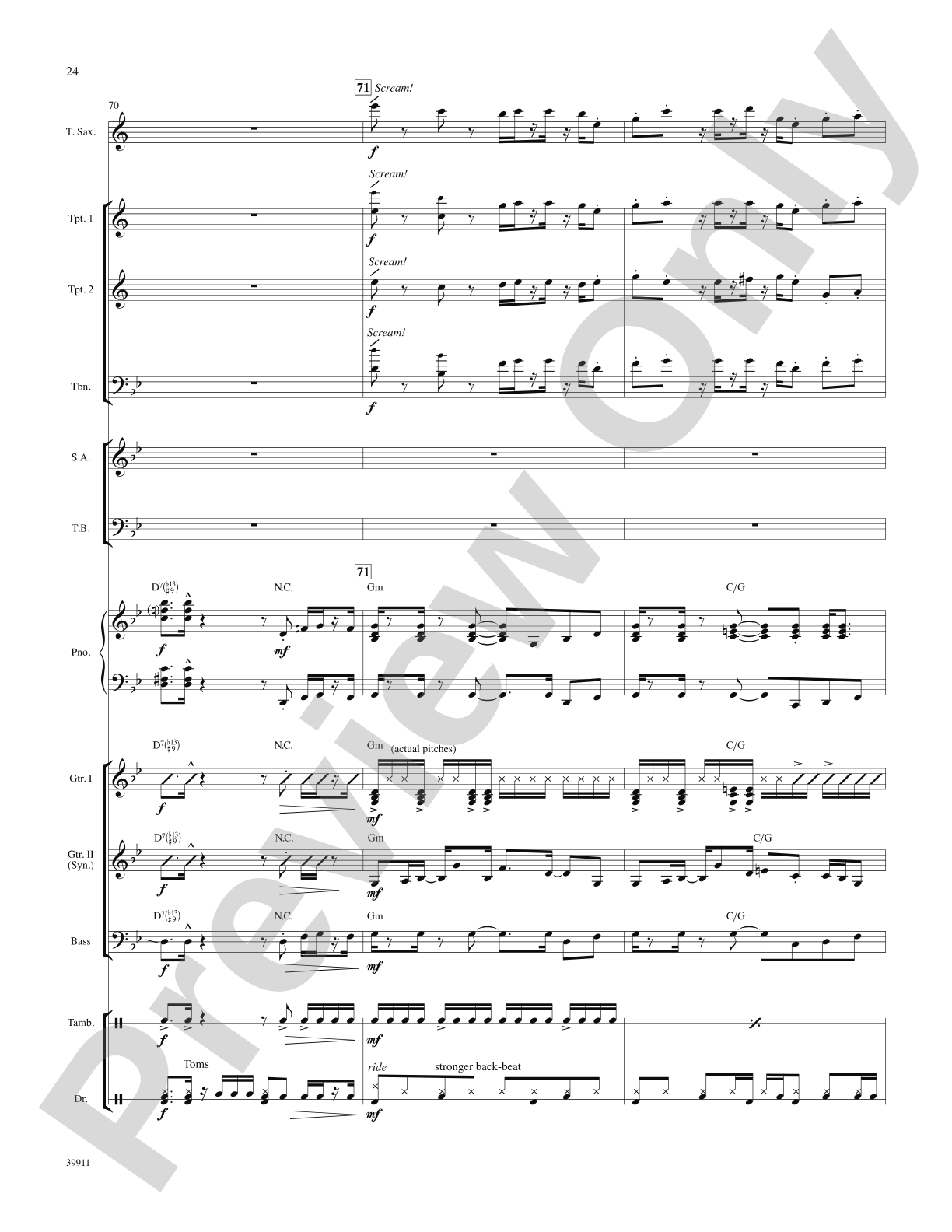 Long Train Runnin': Score: Choral SoundPax