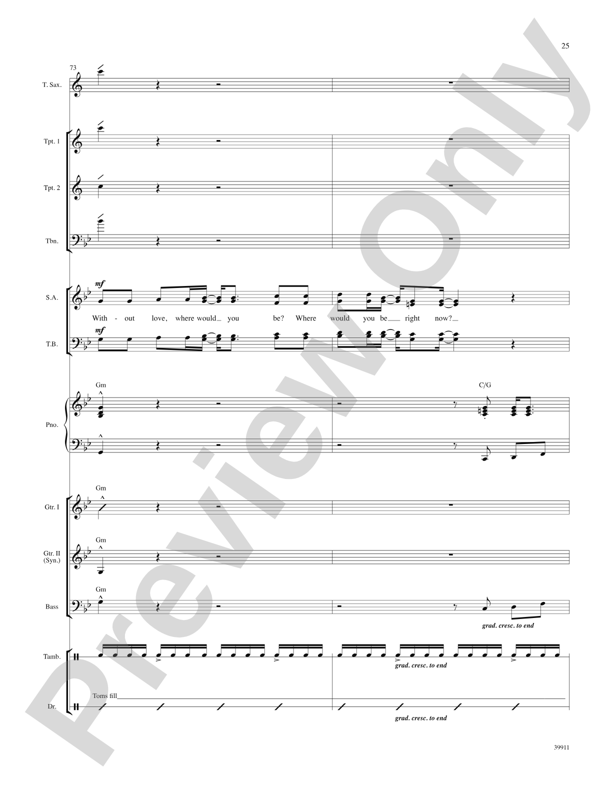 Long Train Runnin': Score: Choral SoundPax