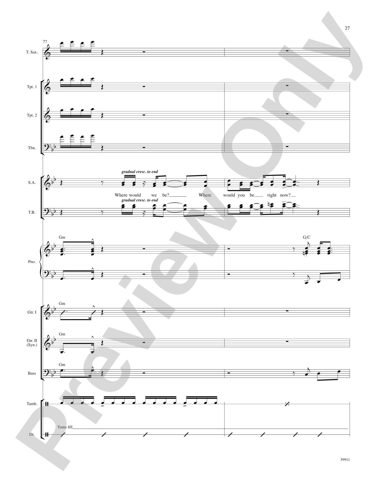 Long Train Runnin': Score: Choral SoundPax