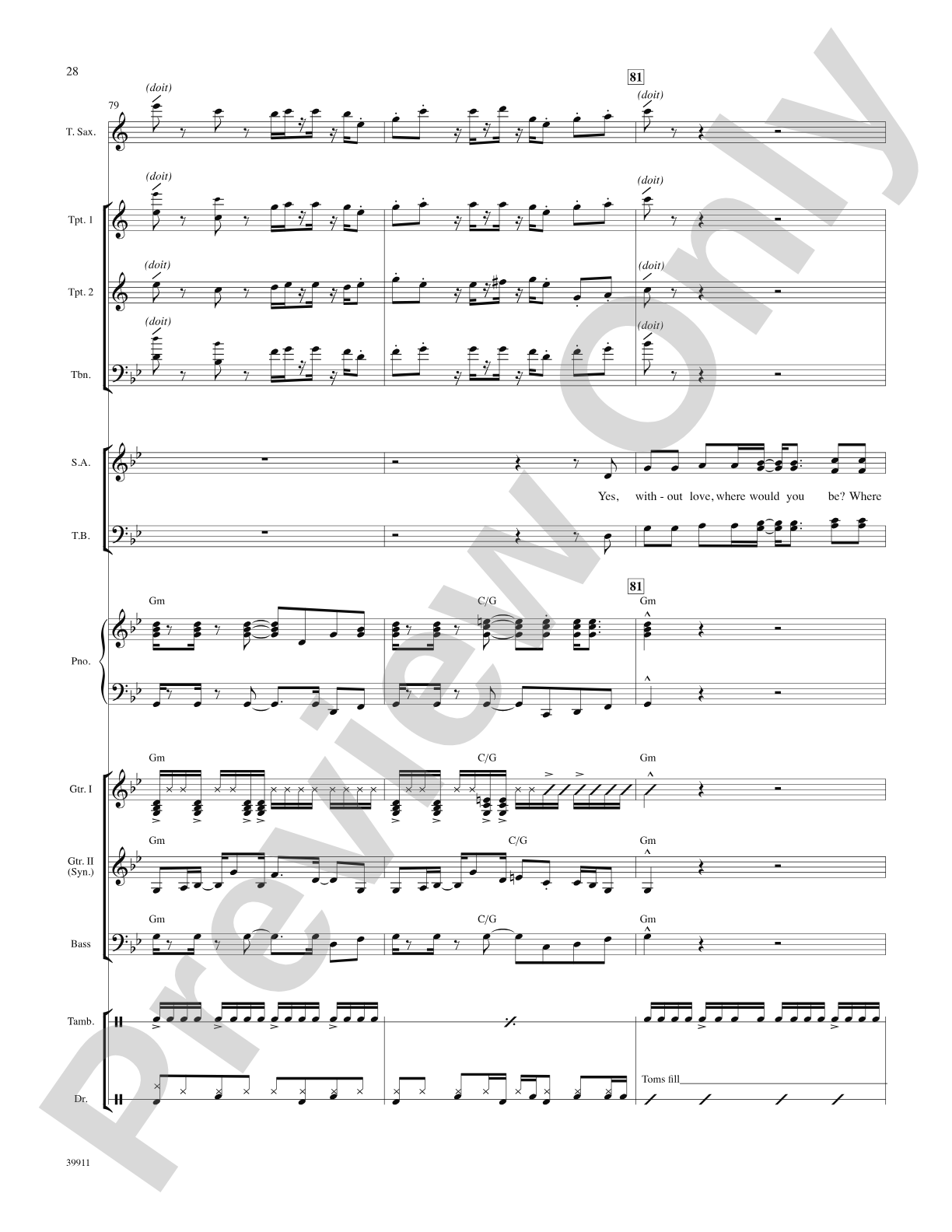 Long Train Runnin': Score: Choral SoundPax