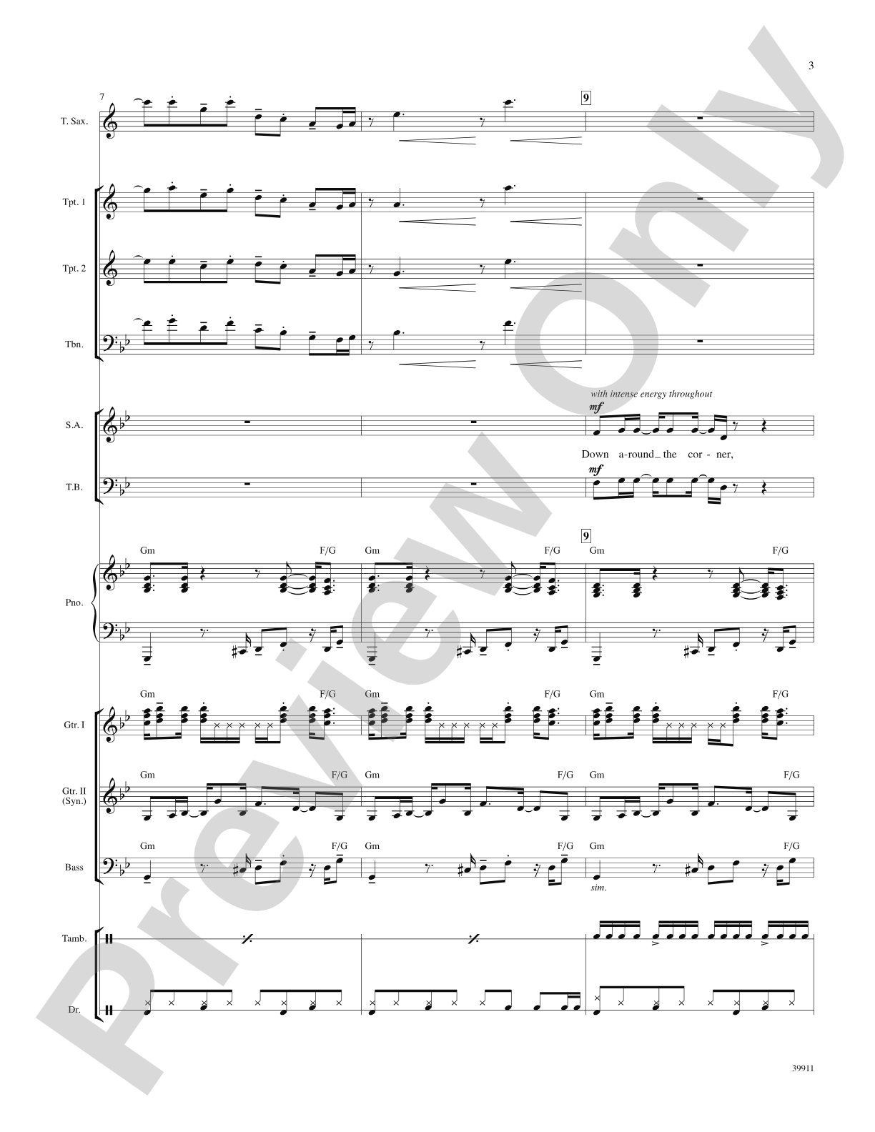 Long Train Runnin': Score: Choral SoundPax