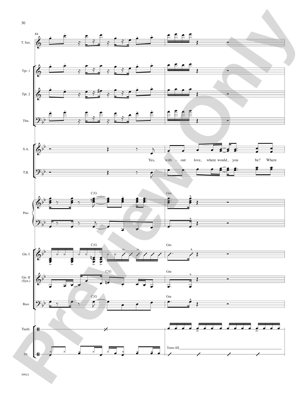 Long Train Runnin': Score: Choral SoundPax