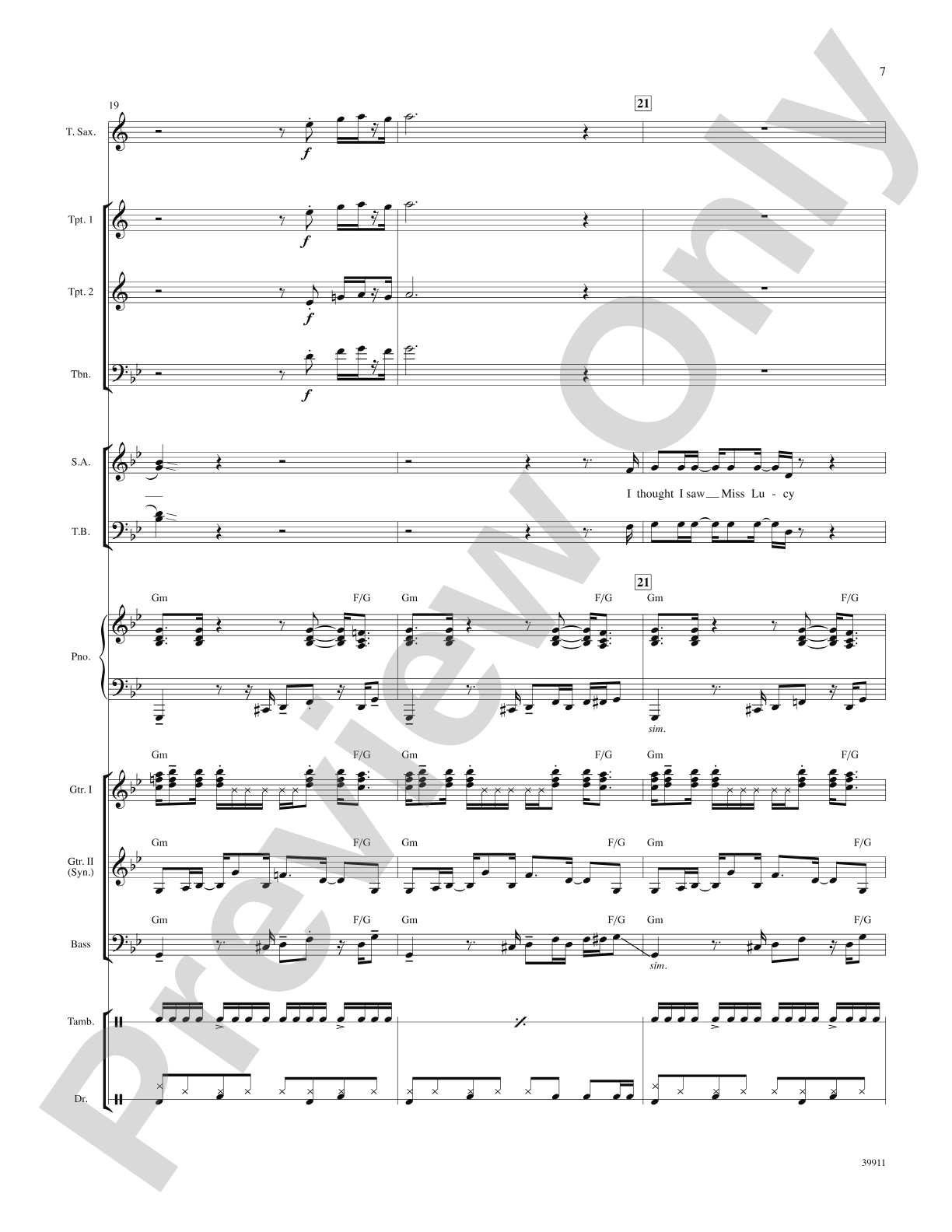 Long Train Runnin': Score: Choral SoundPax