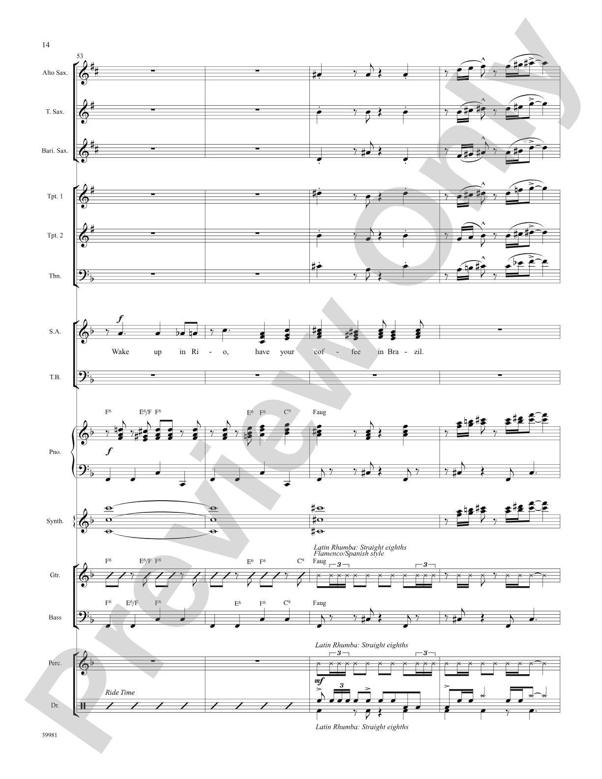 Jet Set (from the musical Catch Me If You Can): Choral SoundPax