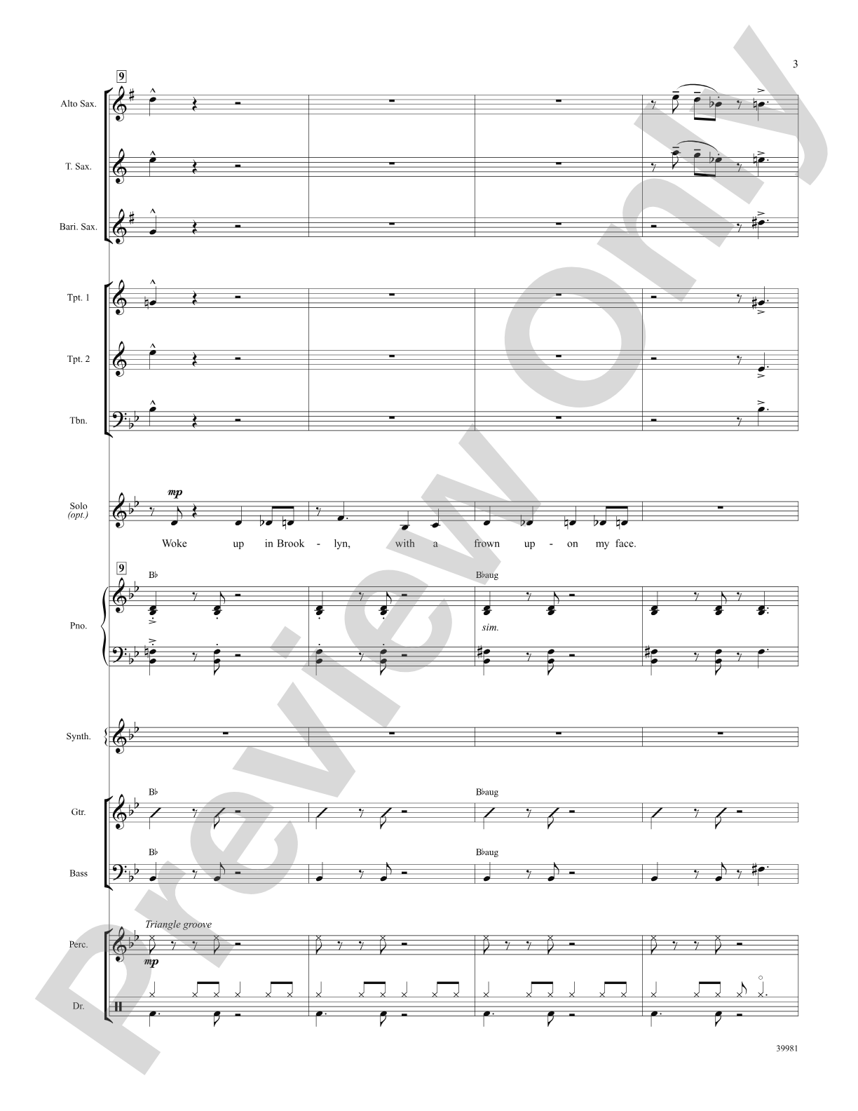 Jet Set (from the musical Catch Me If You Can): Choral SoundPax