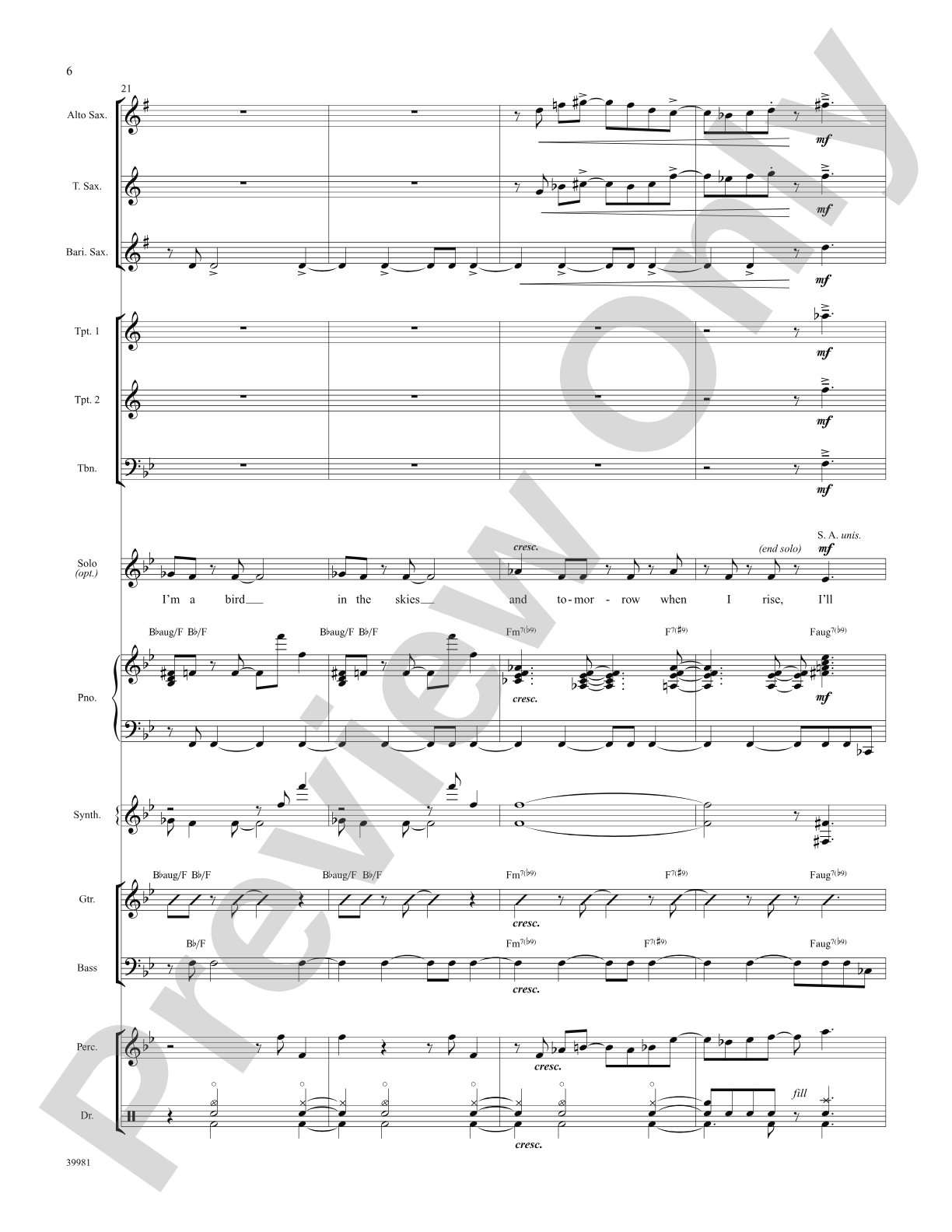 Jet Set (from the musical Catch Me If You Can): Choral SoundPax