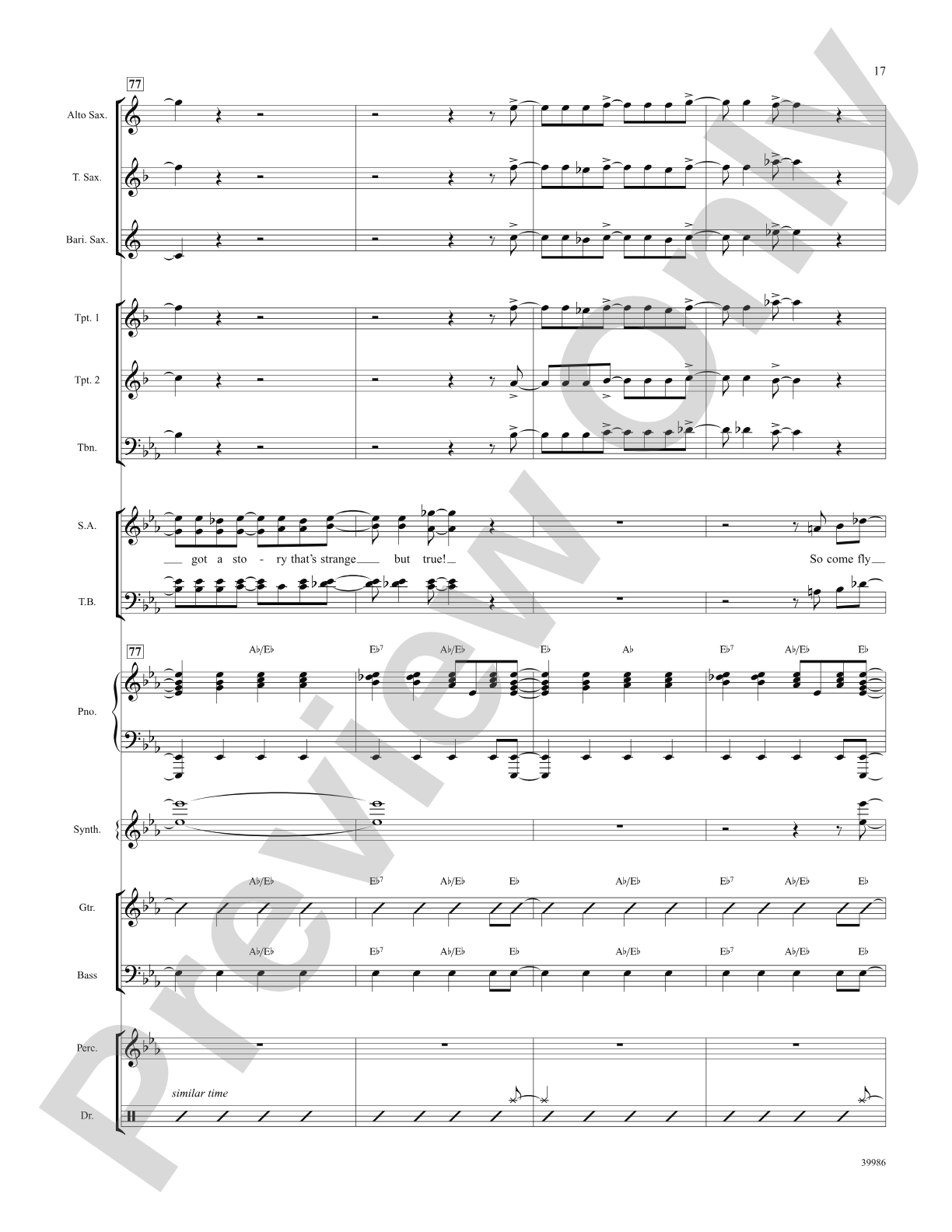 Live in Living Color (from the musical Catch Me If You Can): Choral SoundPax