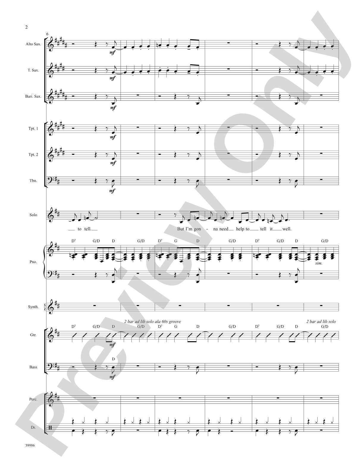 Live in Living Color (from the musical Catch Me If You Can): Choral SoundPax