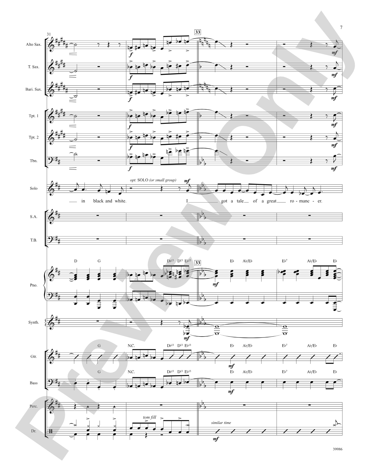 Live in Living Color (from the musical Catch Me If You Can): Choral SoundPax