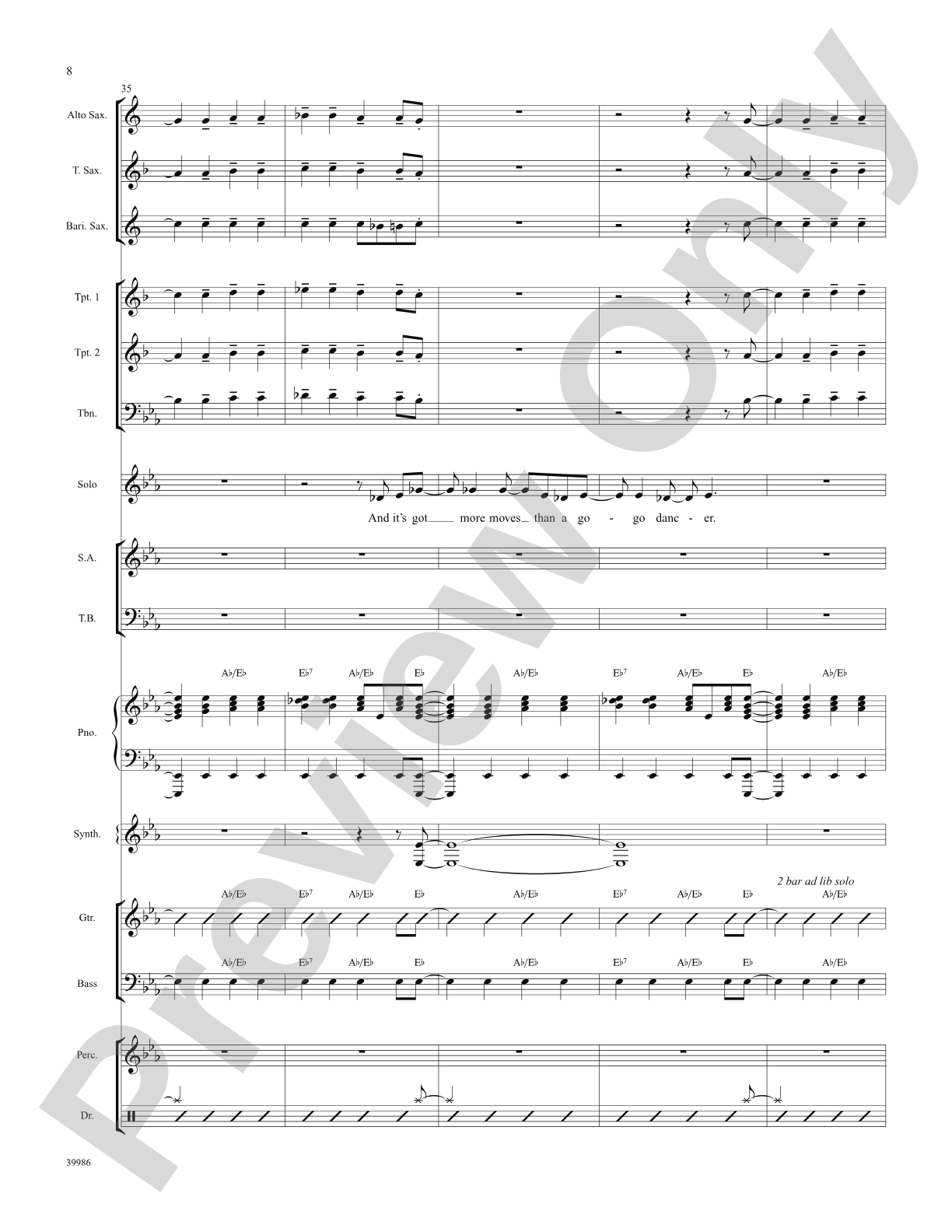 Live in Living Color (from the musical Catch Me If You Can): Choral SoundPax