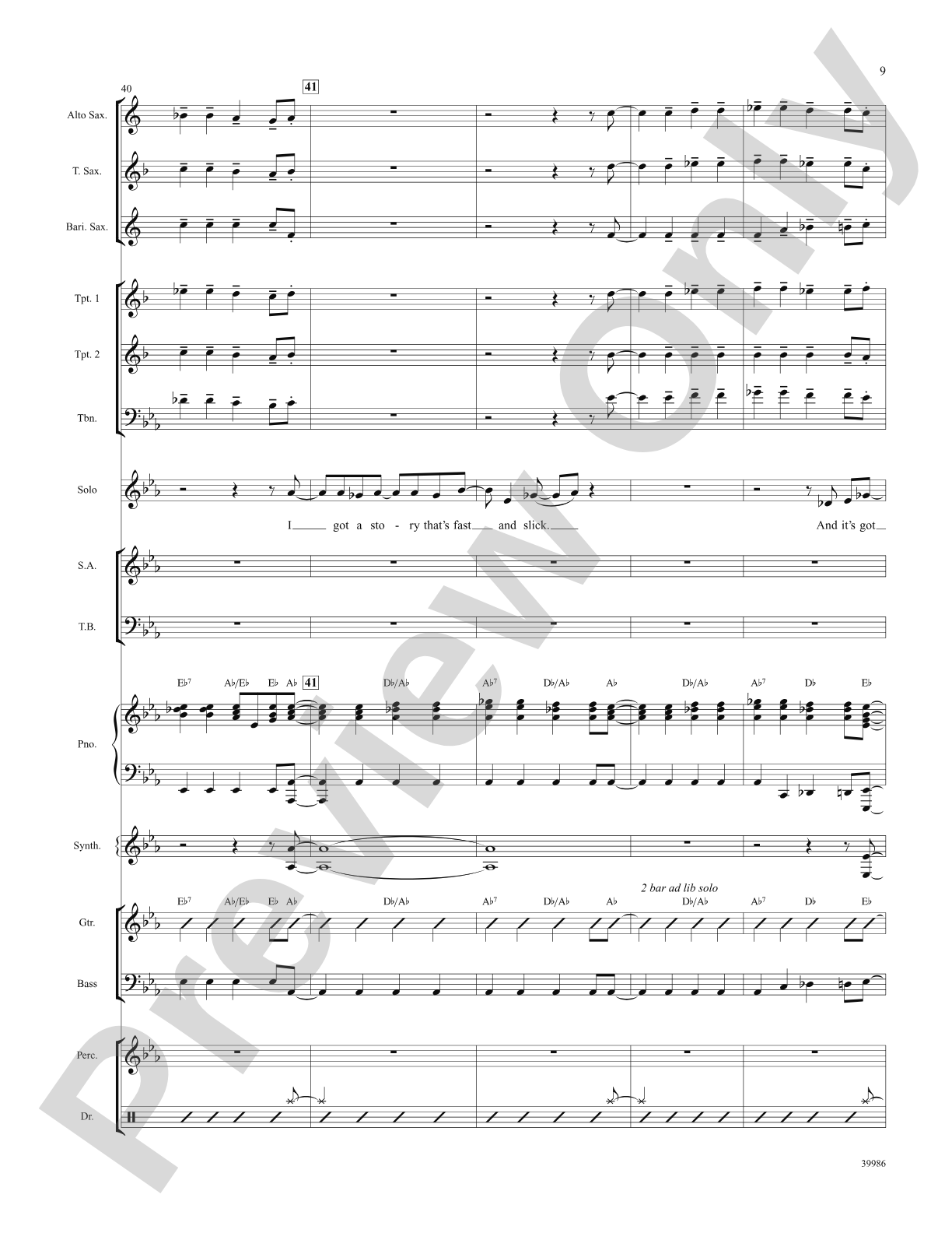 Live in Living Color (from the musical Catch Me If You Can): Choral SoundPax