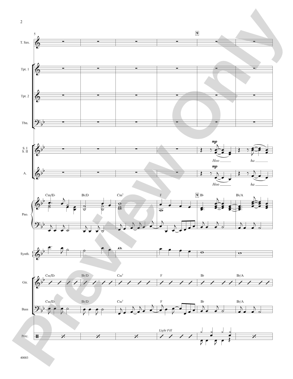 When Will I See You Again: Score: Choral SoundPax