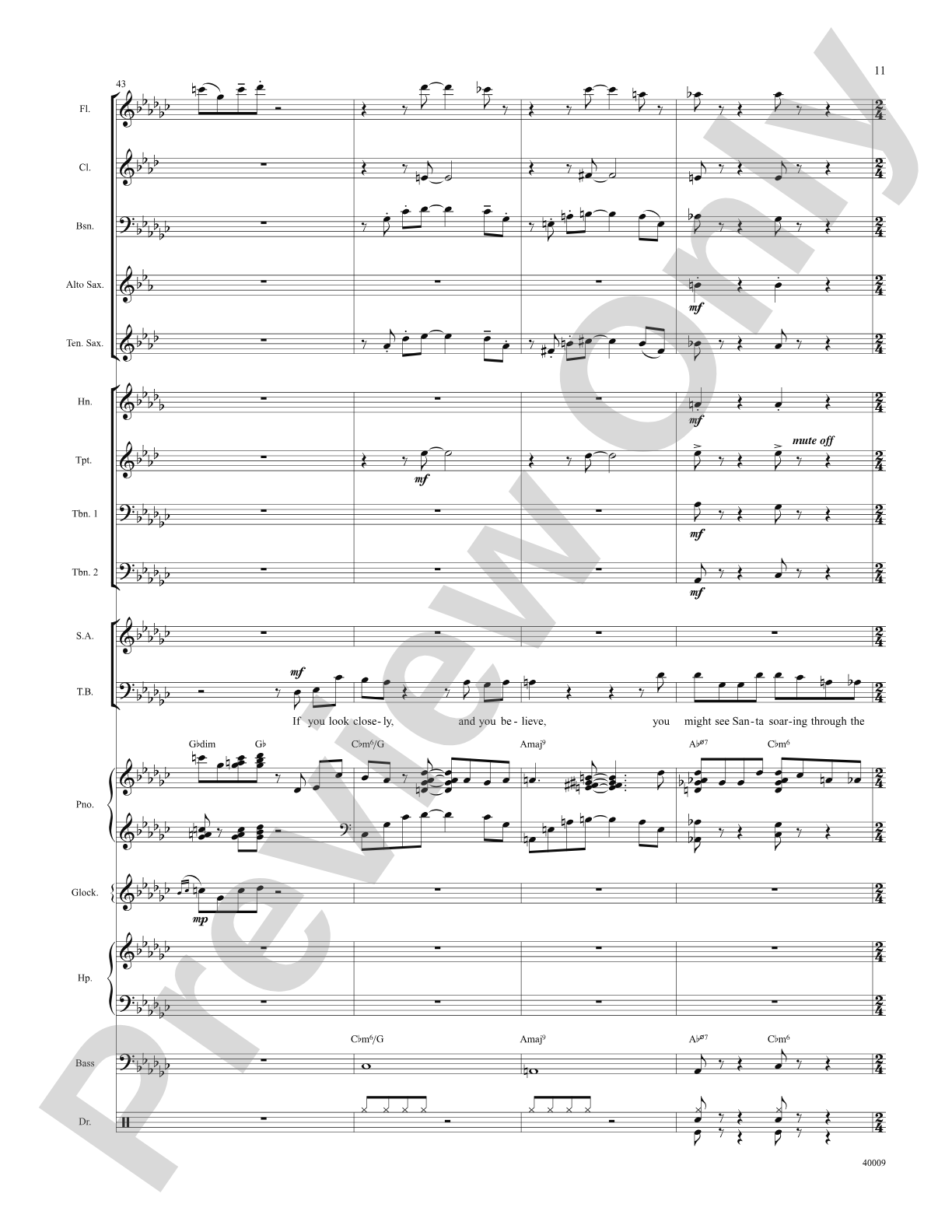 Counting Down to Christmas (from A Christmas Story: The Musical): Score: Choral SoundPax