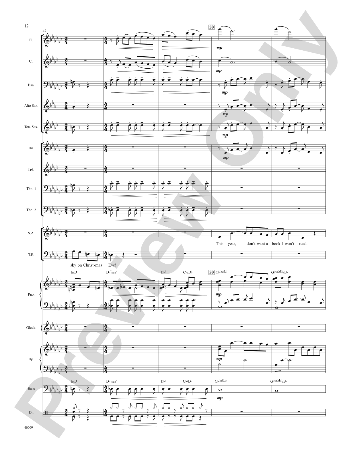 Counting Down to Christmas (from A Christmas Story: The Musical): Score: Choral SoundPax