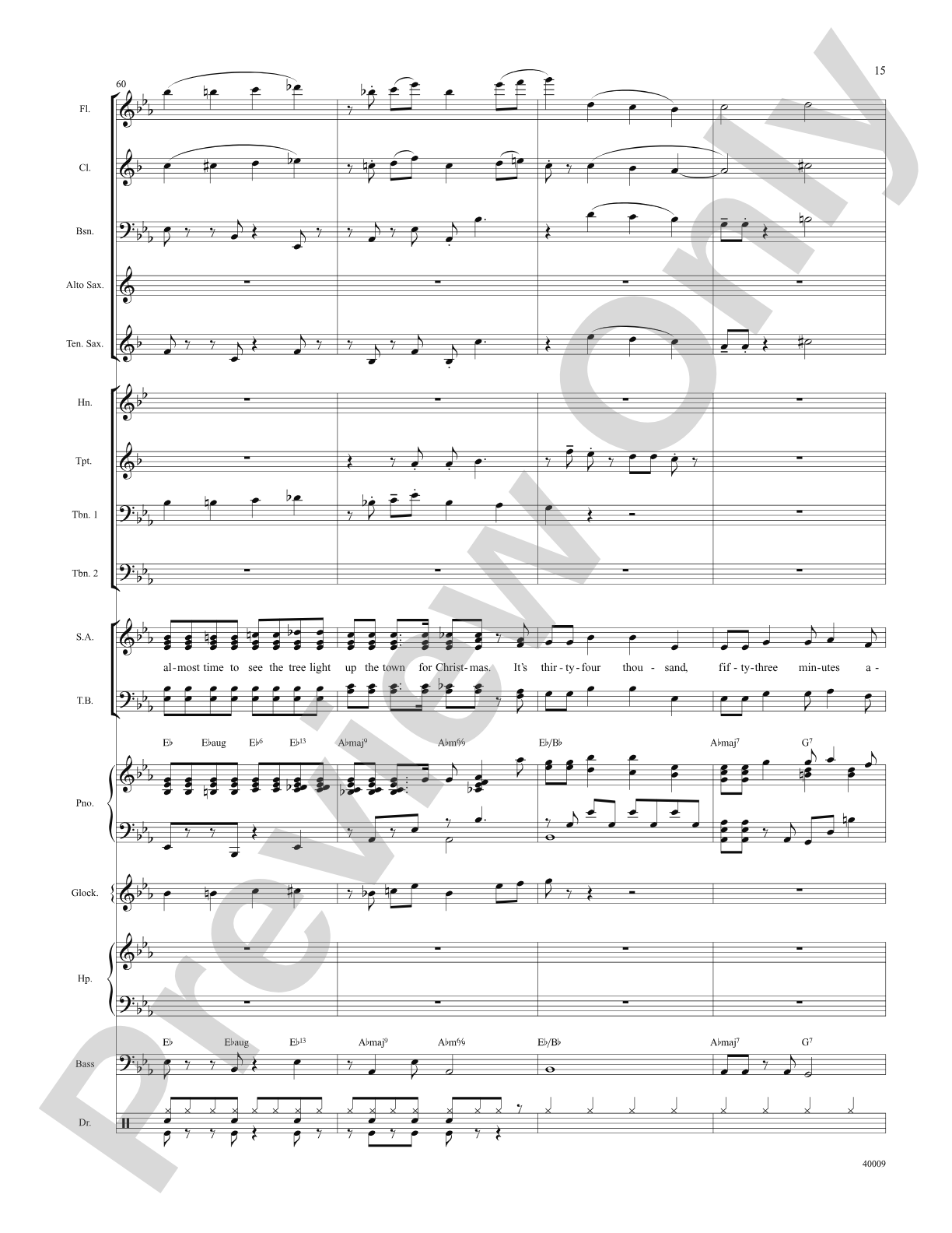 Counting Down to Christmas (from A Christmas Story: The Musical): Score: Choral SoundPax