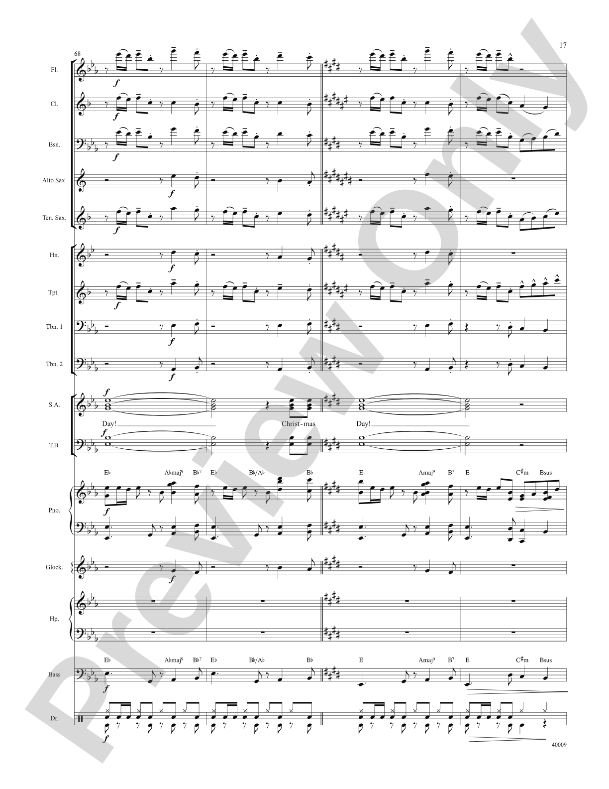 Counting Down to Christmas (from A Christmas Story: The Musical): Score: Choral SoundPax