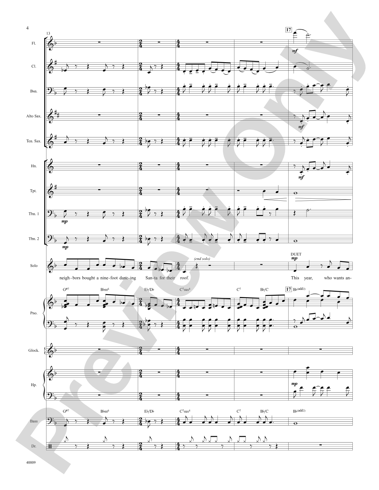 Counting Down to Christmas (from A Christmas Story: The Musical): Score: Choral SoundPax