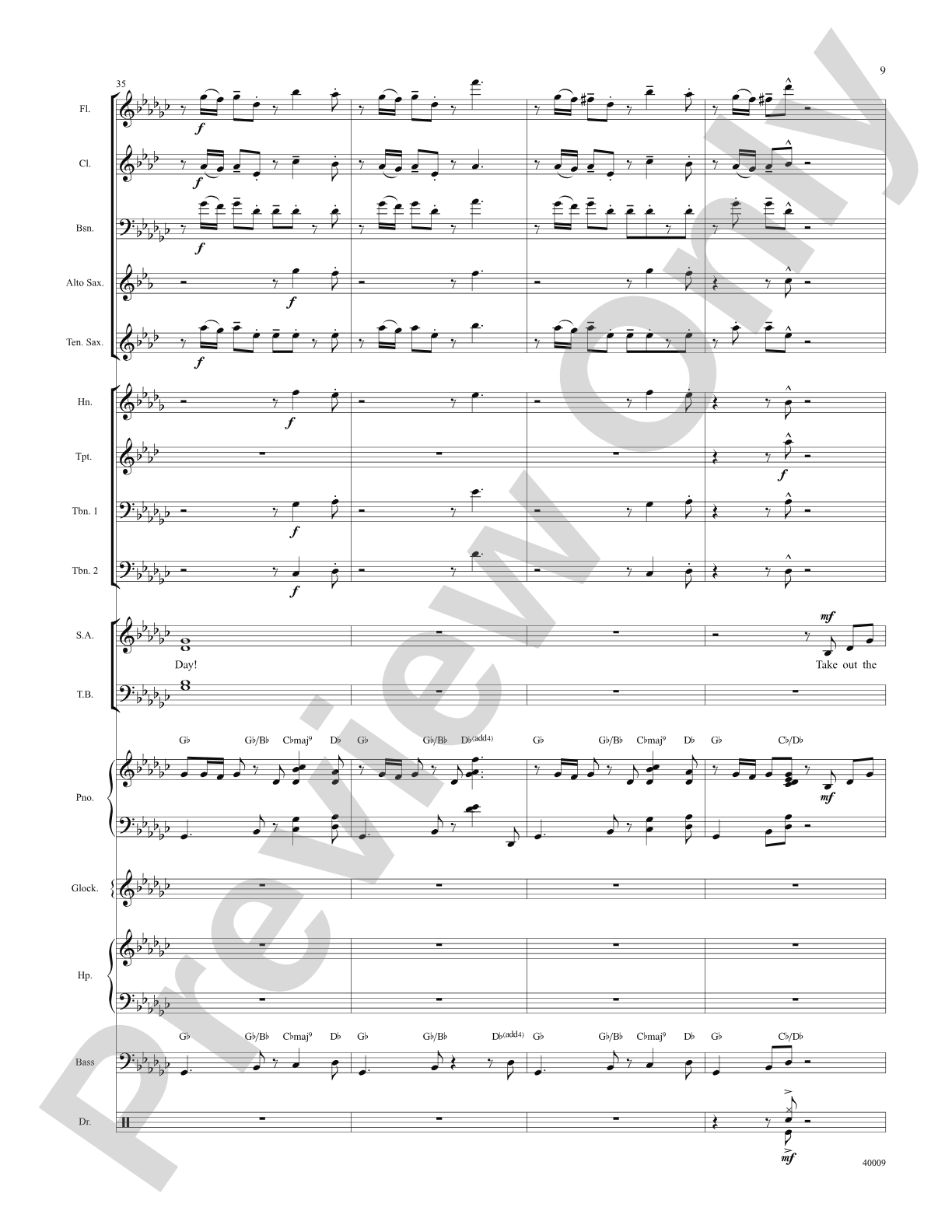 Counting Down to Christmas (from A Christmas Story: The Musical): Score: Choral SoundPax
