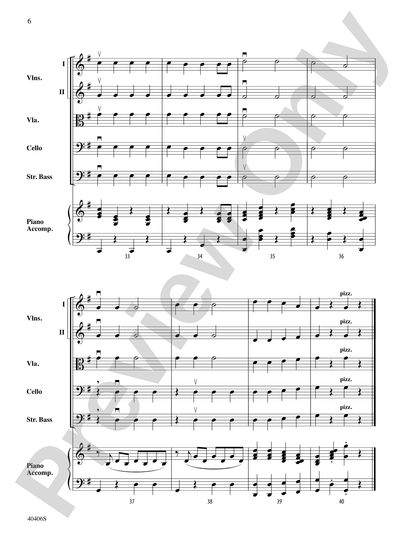 Jingle Bells: String Orchestra Conductor Score & Parts