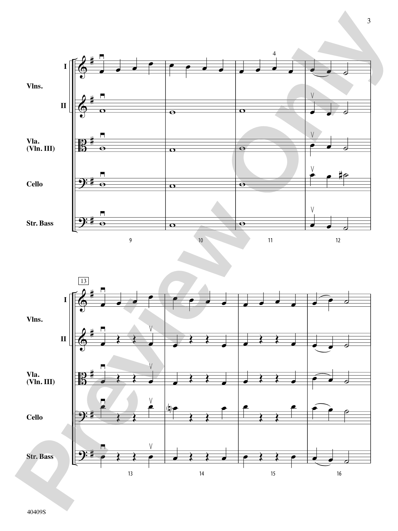 Planets in Motion: String Orchestra Conductor Score & Parts