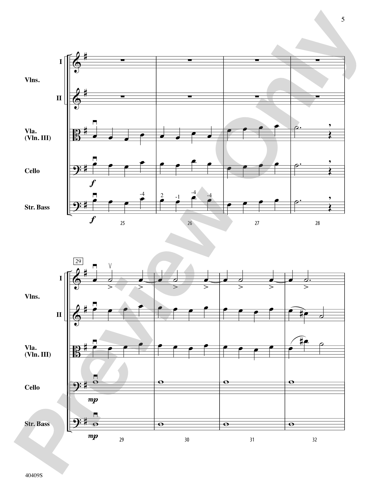 Planets in Motion: String Orchestra Conductor Score & Parts