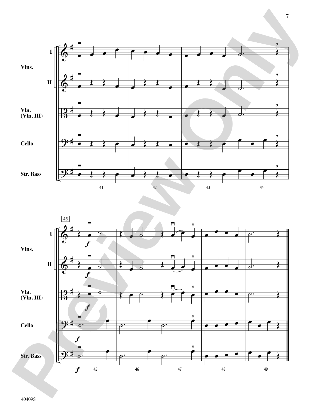 Planets in Motion: String Orchestra Conductor Score & Parts