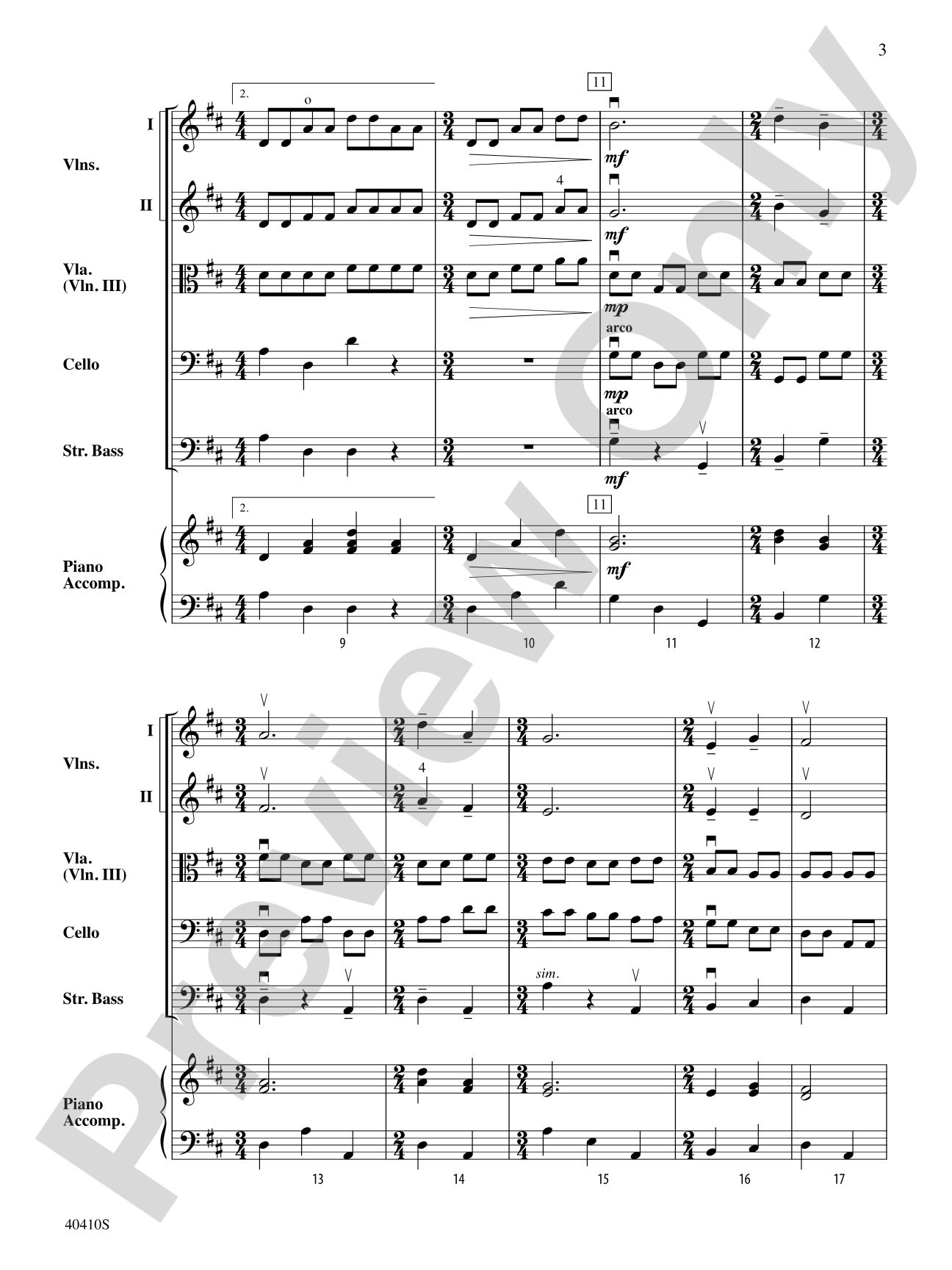 Time Trial: String Orchestra Conductor Score & Parts