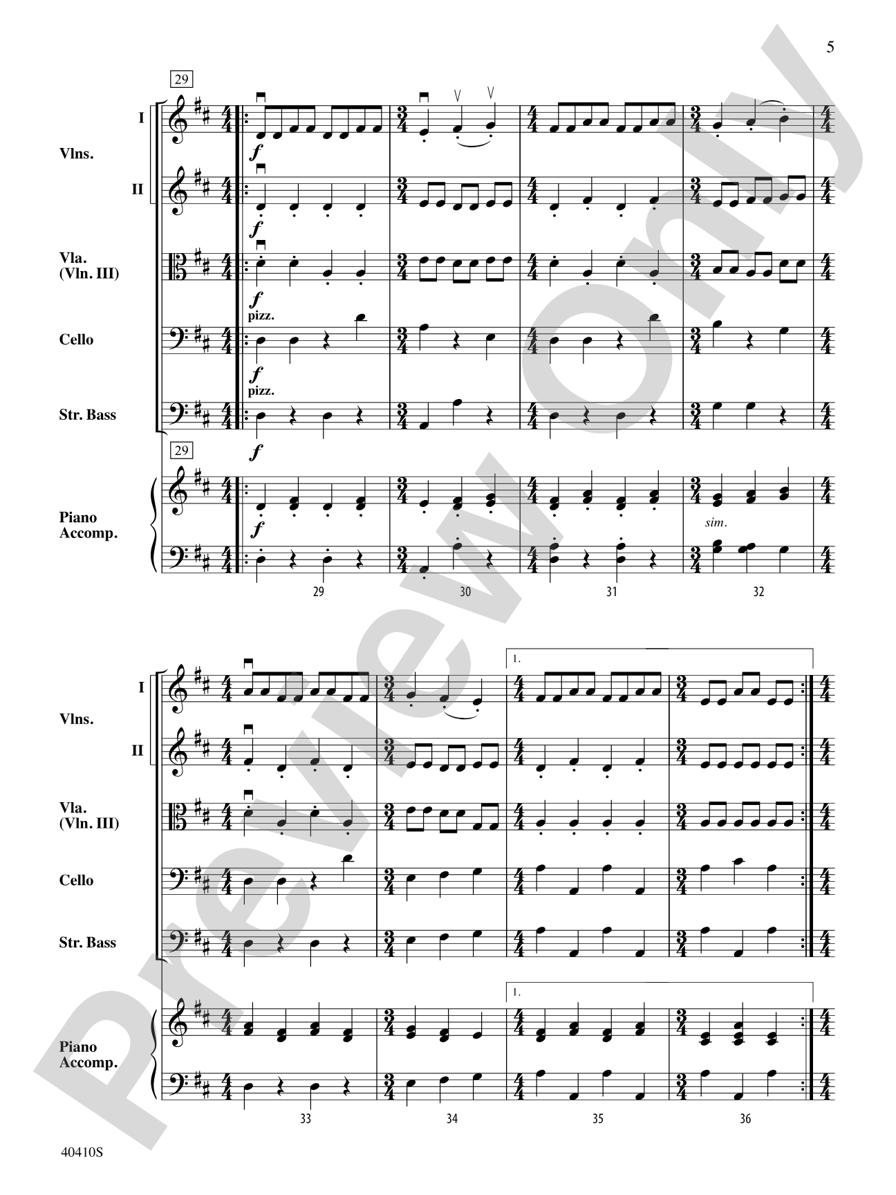 Time Trial: String Orchestra Conductor Score & Parts
