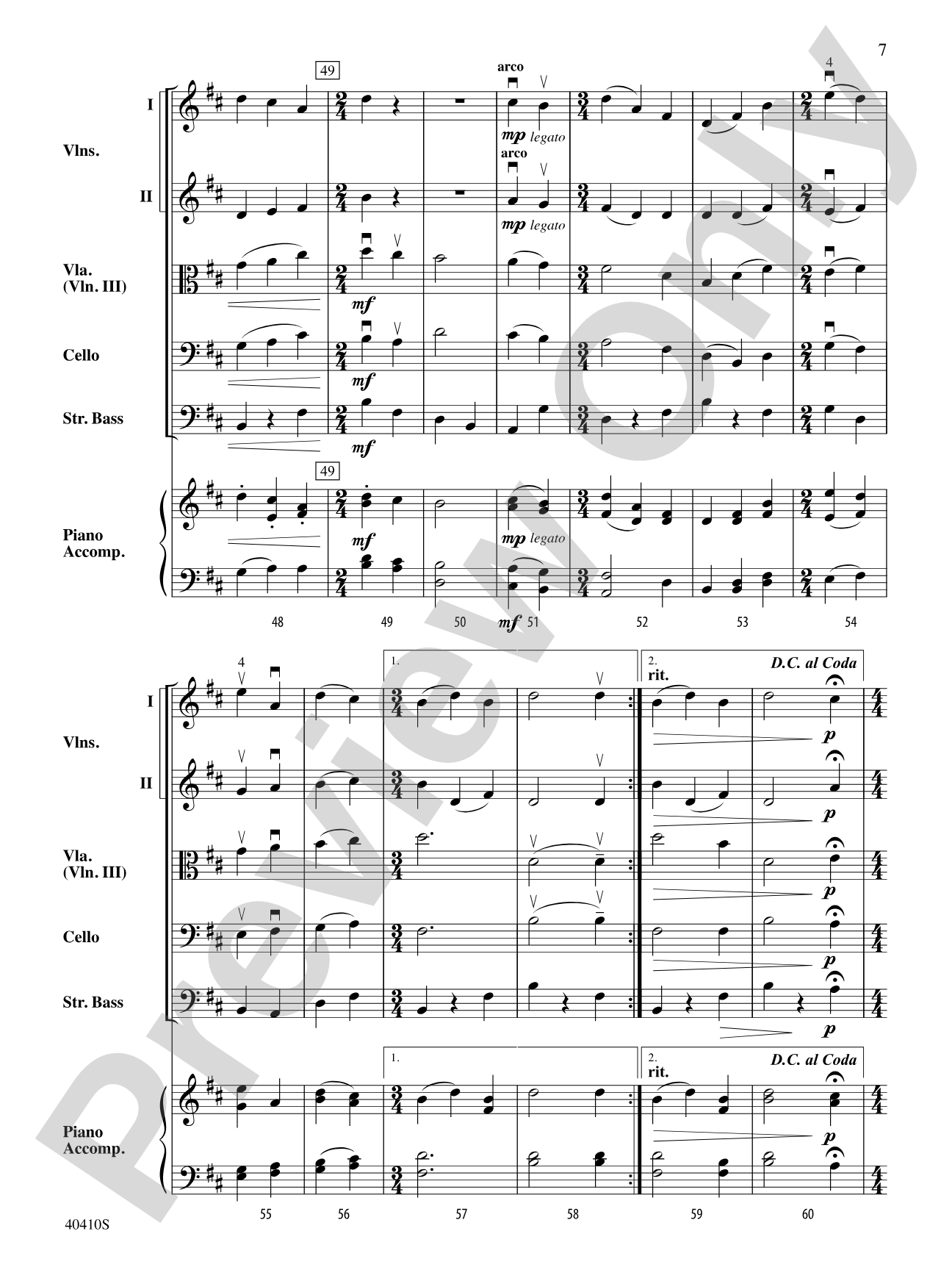 Time Trial: String Orchestra Conductor Score & Parts