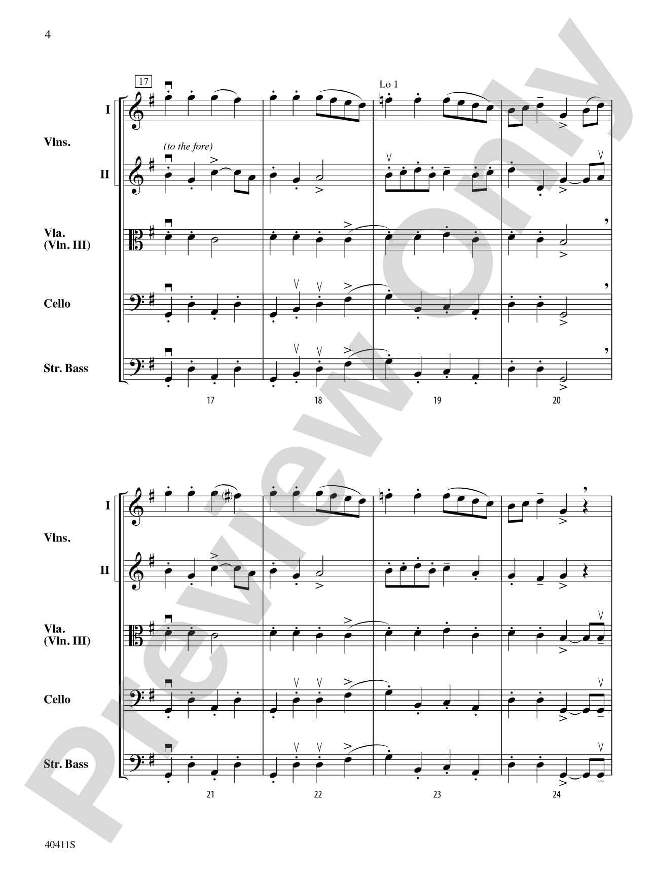 Shepherd's Hey: String Orchestra Conductor Score & Parts