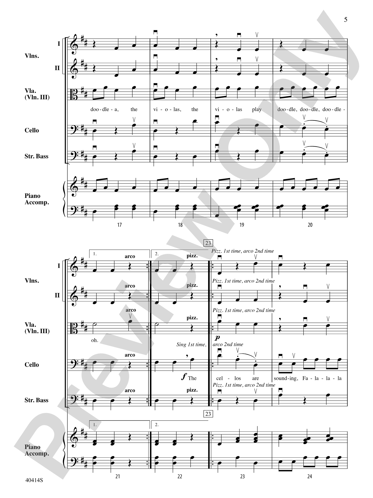 Strings All Around: String Orchestra Conductor Score & Parts
