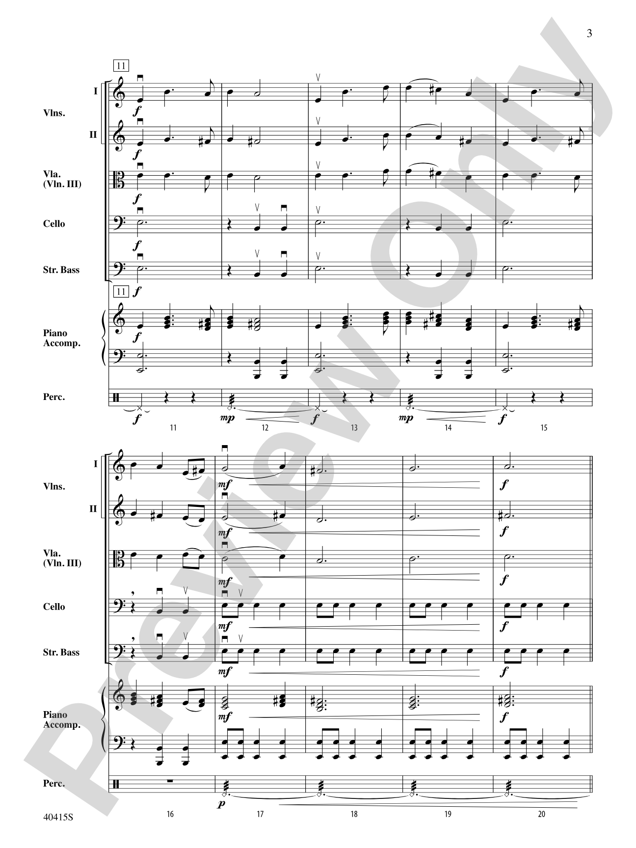 Ghost Ship: String Orchestra Conductor Score & Parts