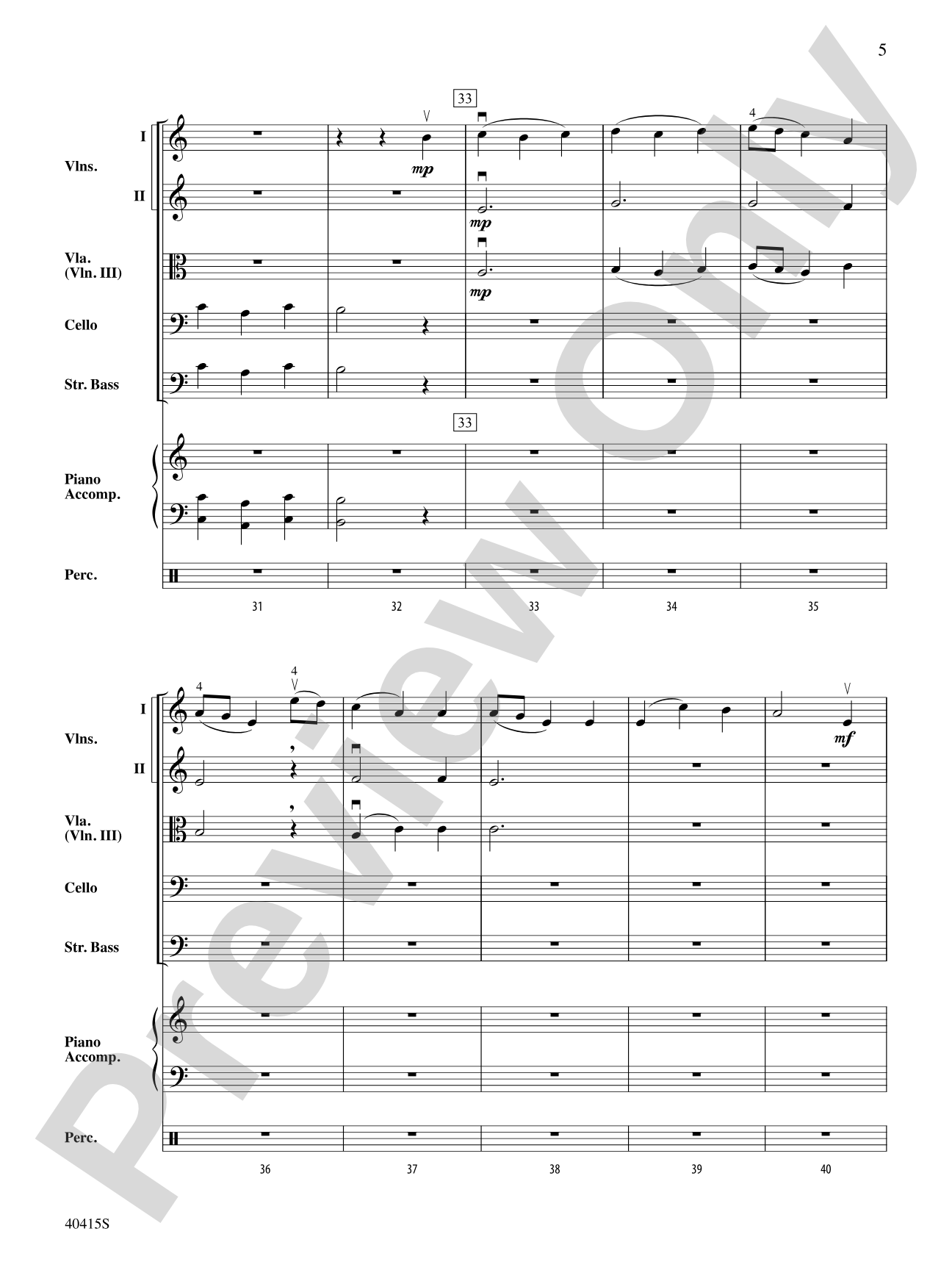 Ghost Ship: String Orchestra Conductor Score & Parts