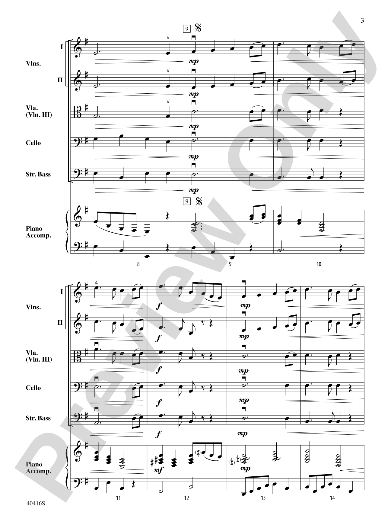Swan Lake: String Orchestra Conductor Score & Parts