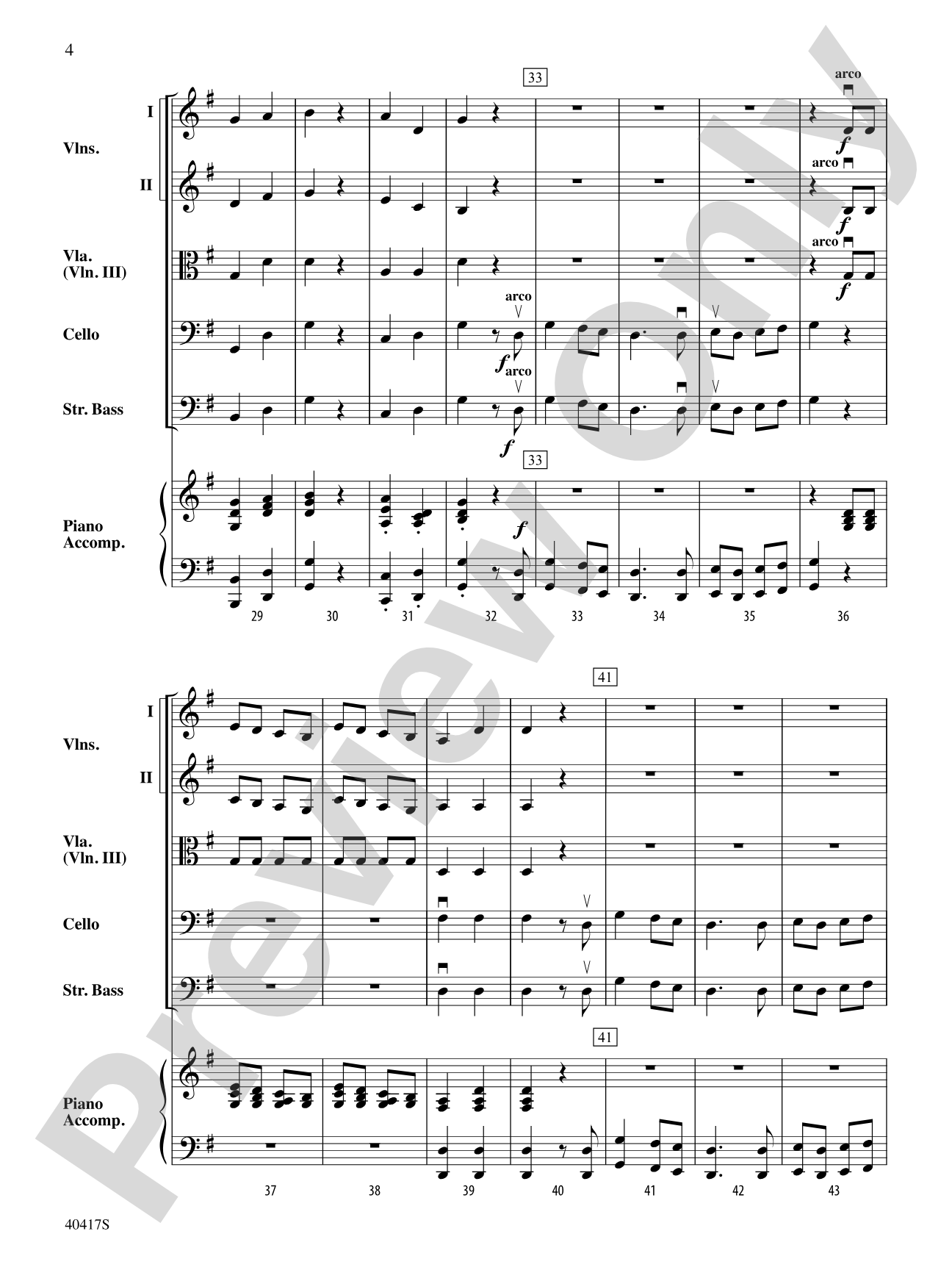 Krambambuli: String Orchestra Conductor Score & Parts