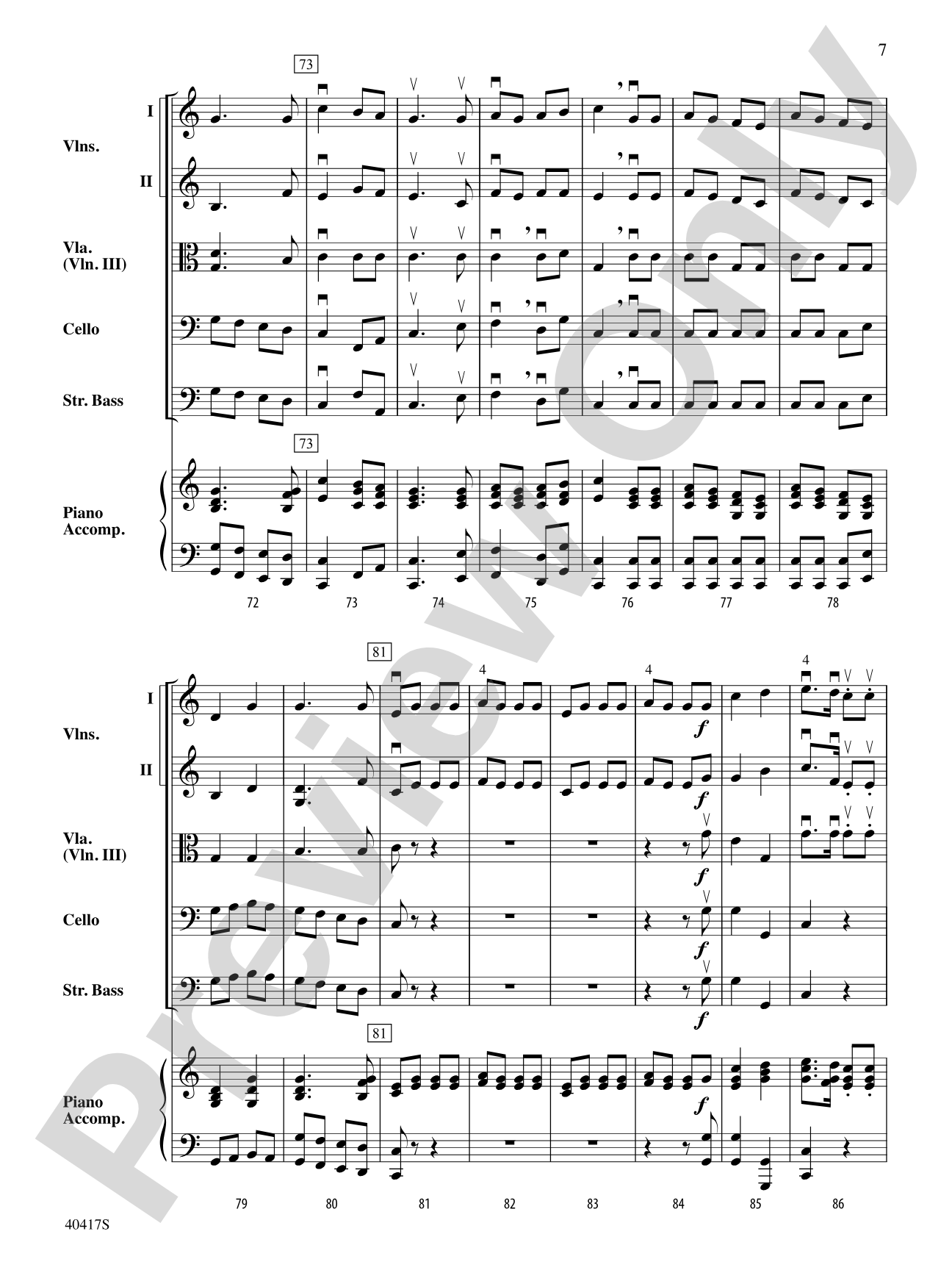 Krambambuli: String Orchestra Conductor Score & Parts