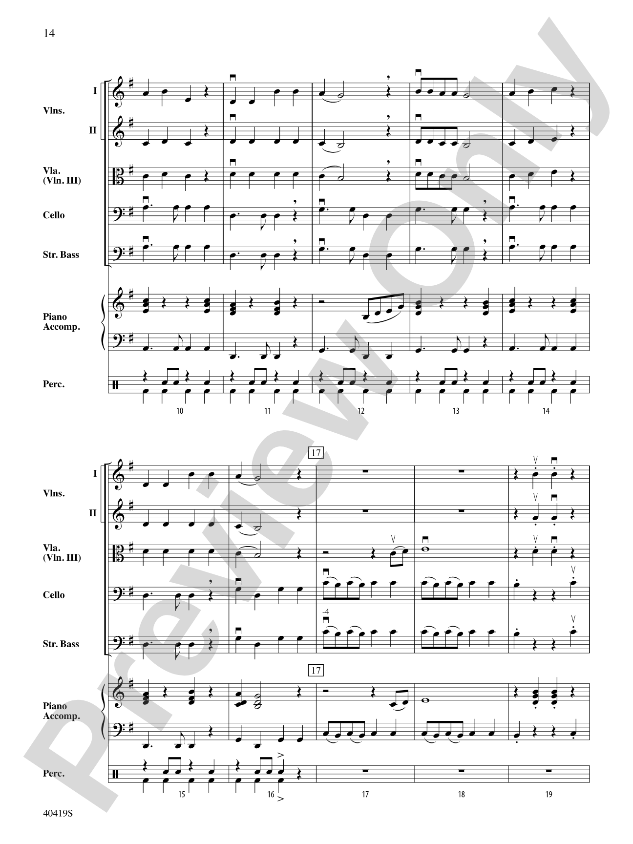 Short Cuts: String Orchestra Conductor Score & Parts
